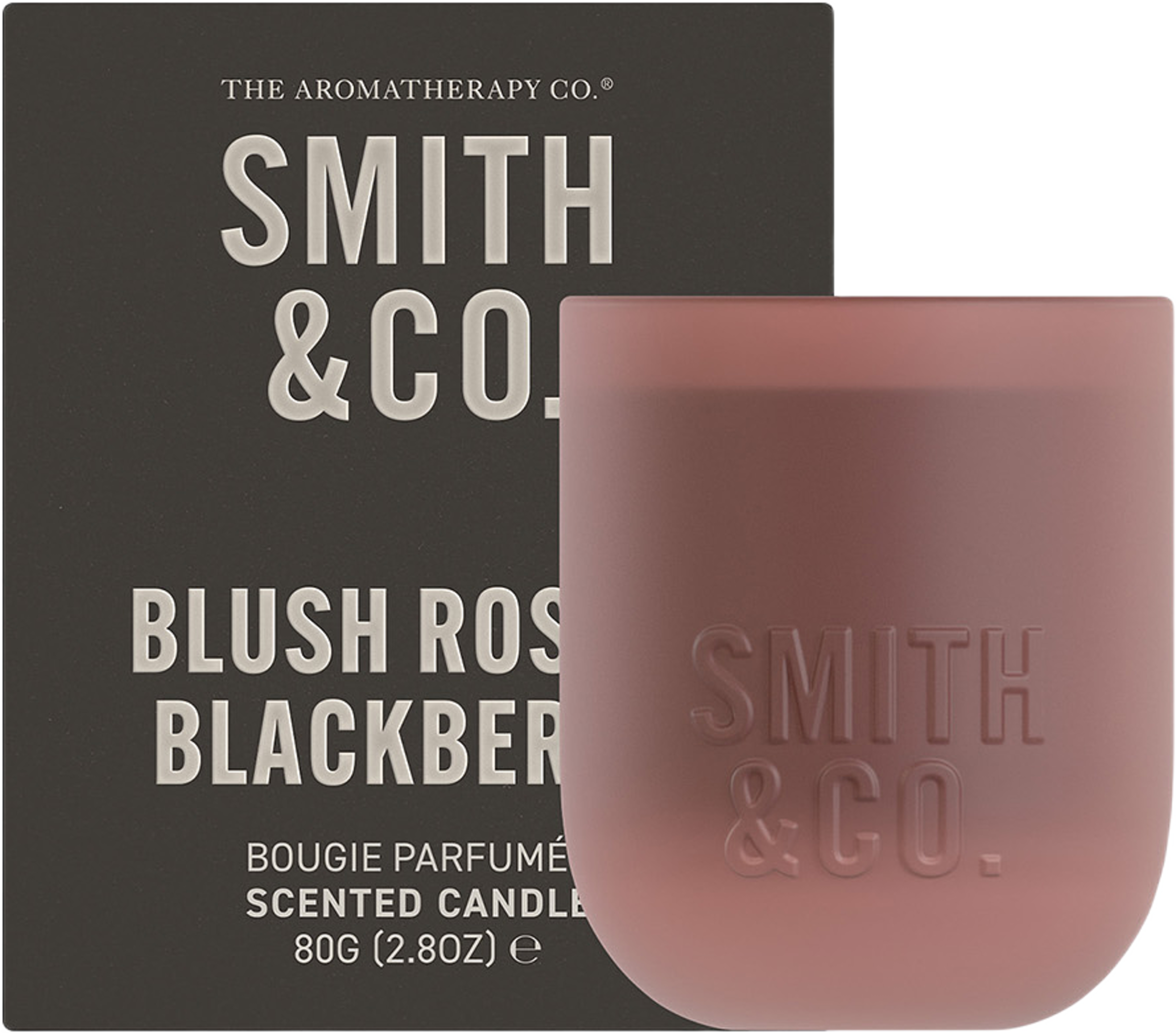 Blush Rose & Blackberry Scented Mini Candle, från Smith & Co. Klicka för att öppna bilden i stort format