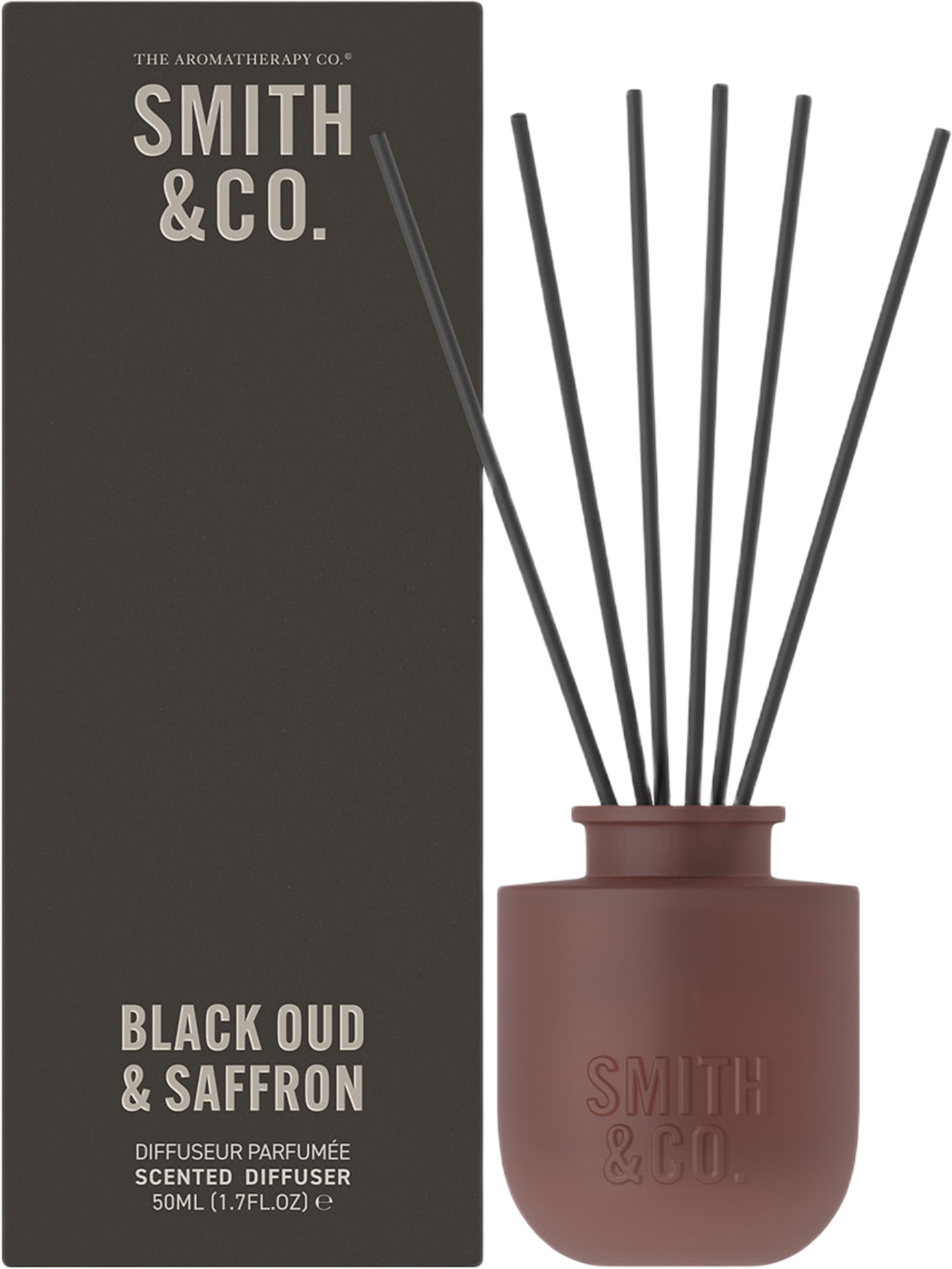 Black Oud & Saffron Mini Diffuser, från Smith & Co. Klicka för att öppna bilden i stort format