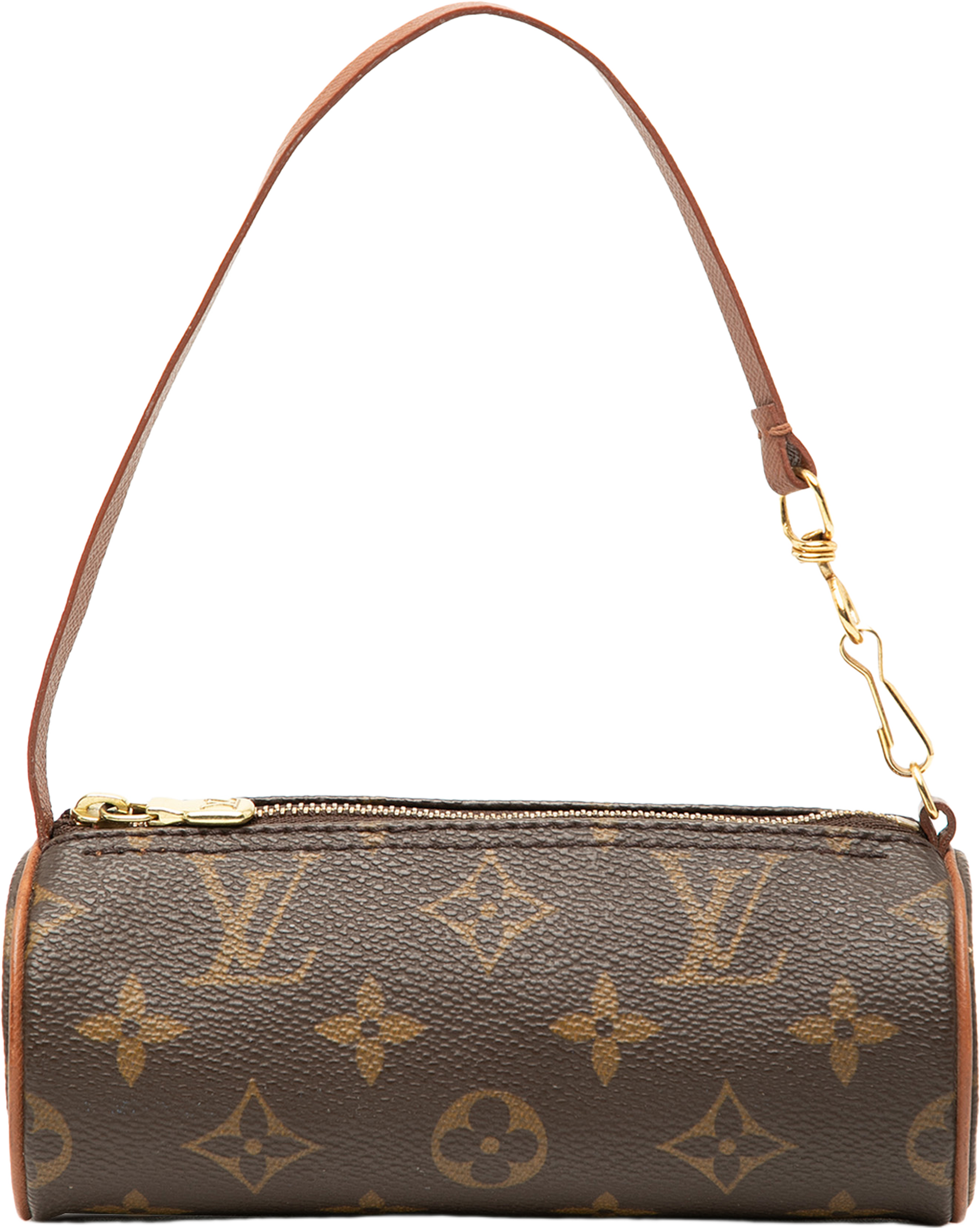 Louis Vuitton Monogram Papillon Pochette, från Luxclusif, i färgen brown. Klicka för att öppna bilden i stort format