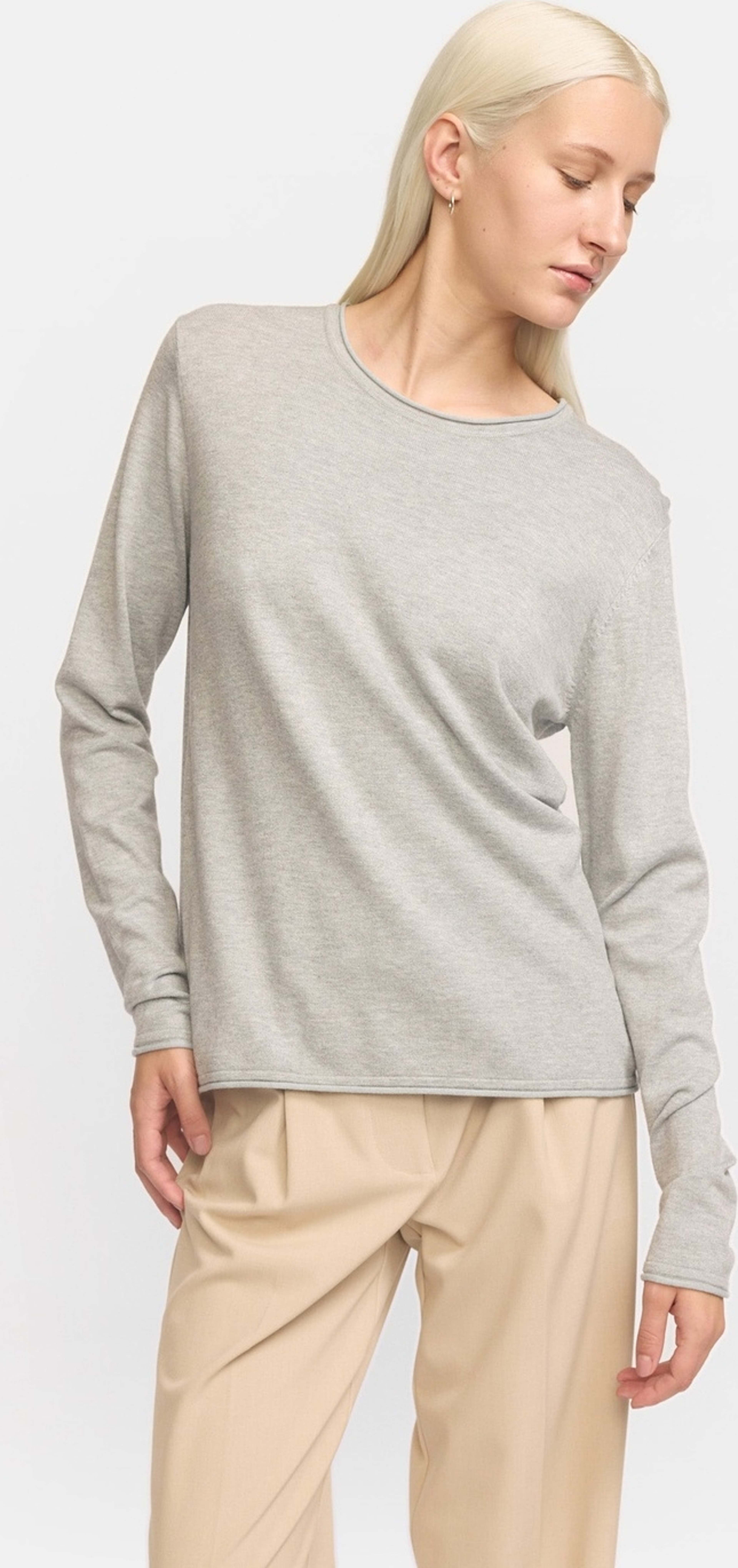 Srmarla O-neck Roll Edge Knit