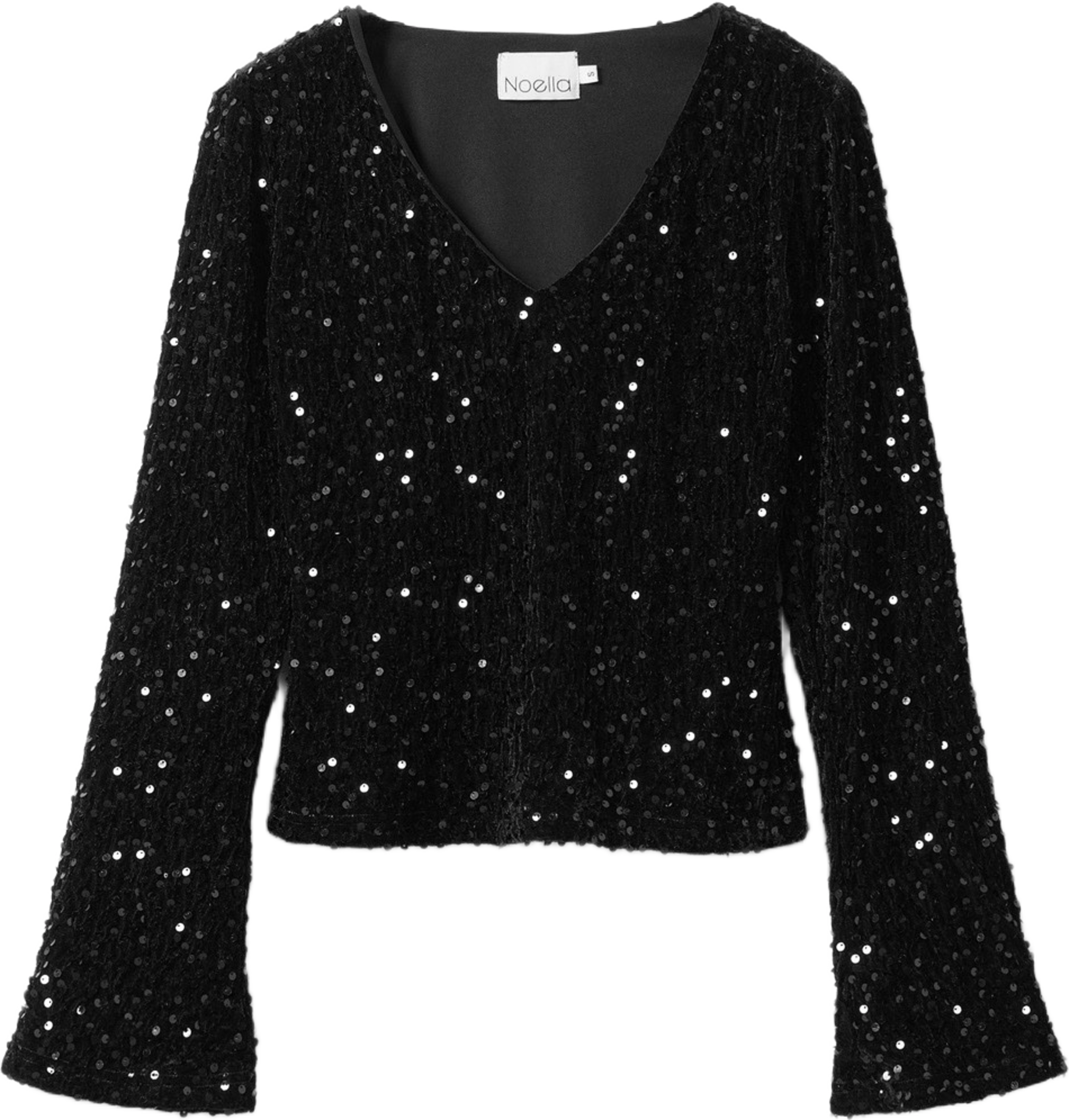 Lucille Top - Black, från Noella, i färgen black. Klicka för att öppna bilden i stort format