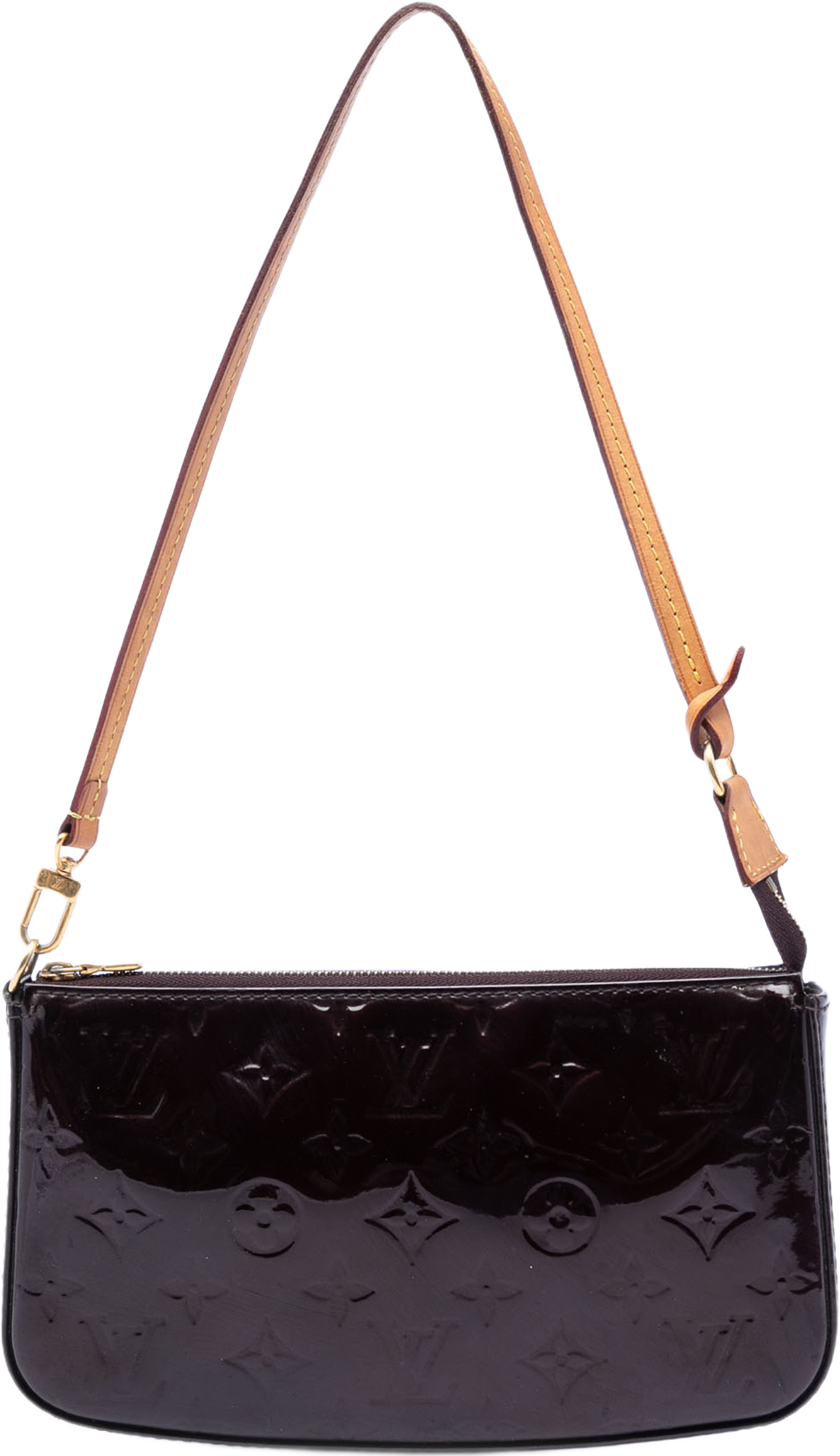 Louis Vuitton Monogram Vernis Pochette Accessoires, från Luxclusif, i färgen purple. Klicka för att öppna bilden i stort format