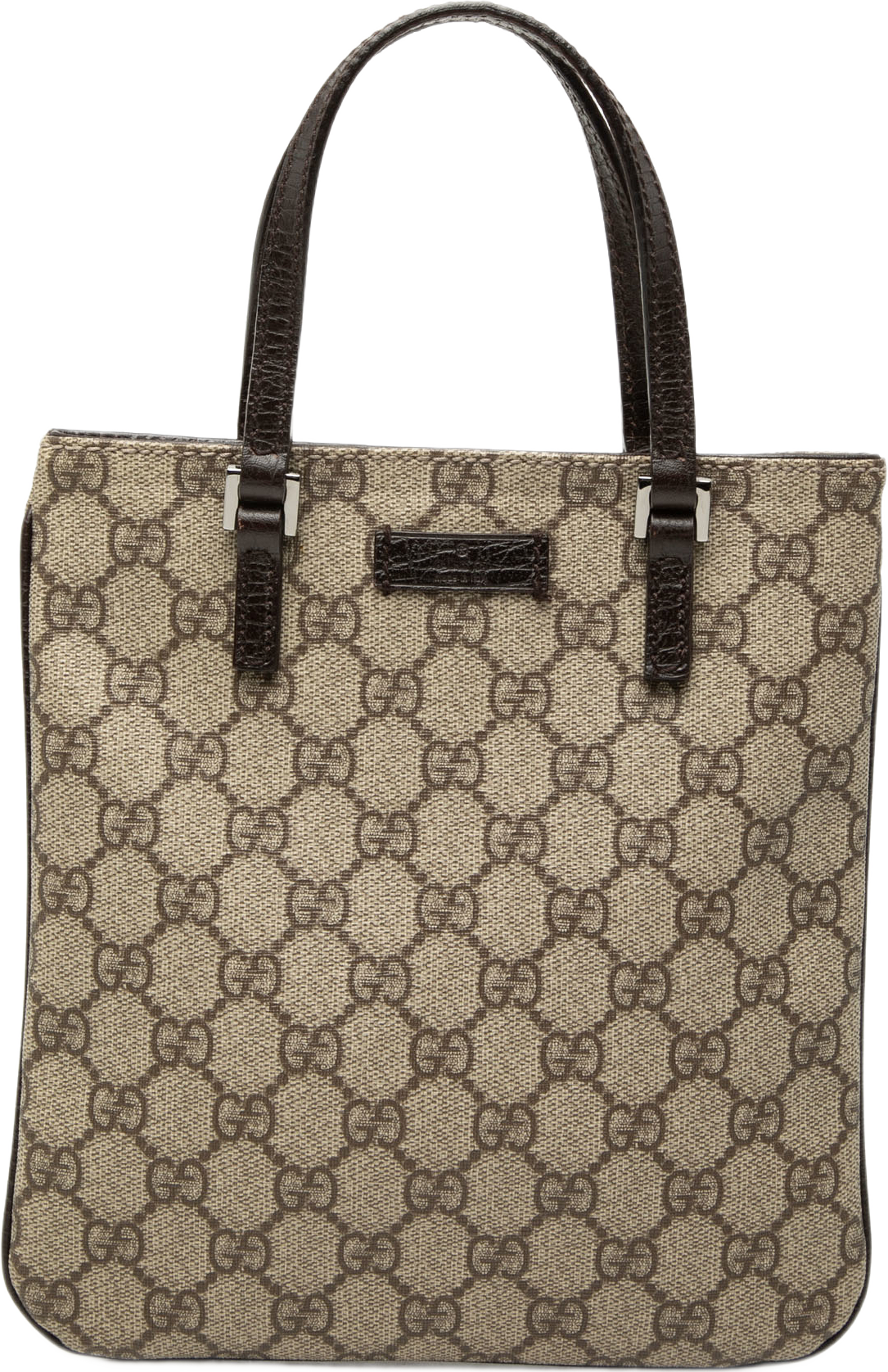 Gucci Gg Supreme Handbag, från Luxclusif, i färgen beige. Klicka för att öppna bilden i stort format