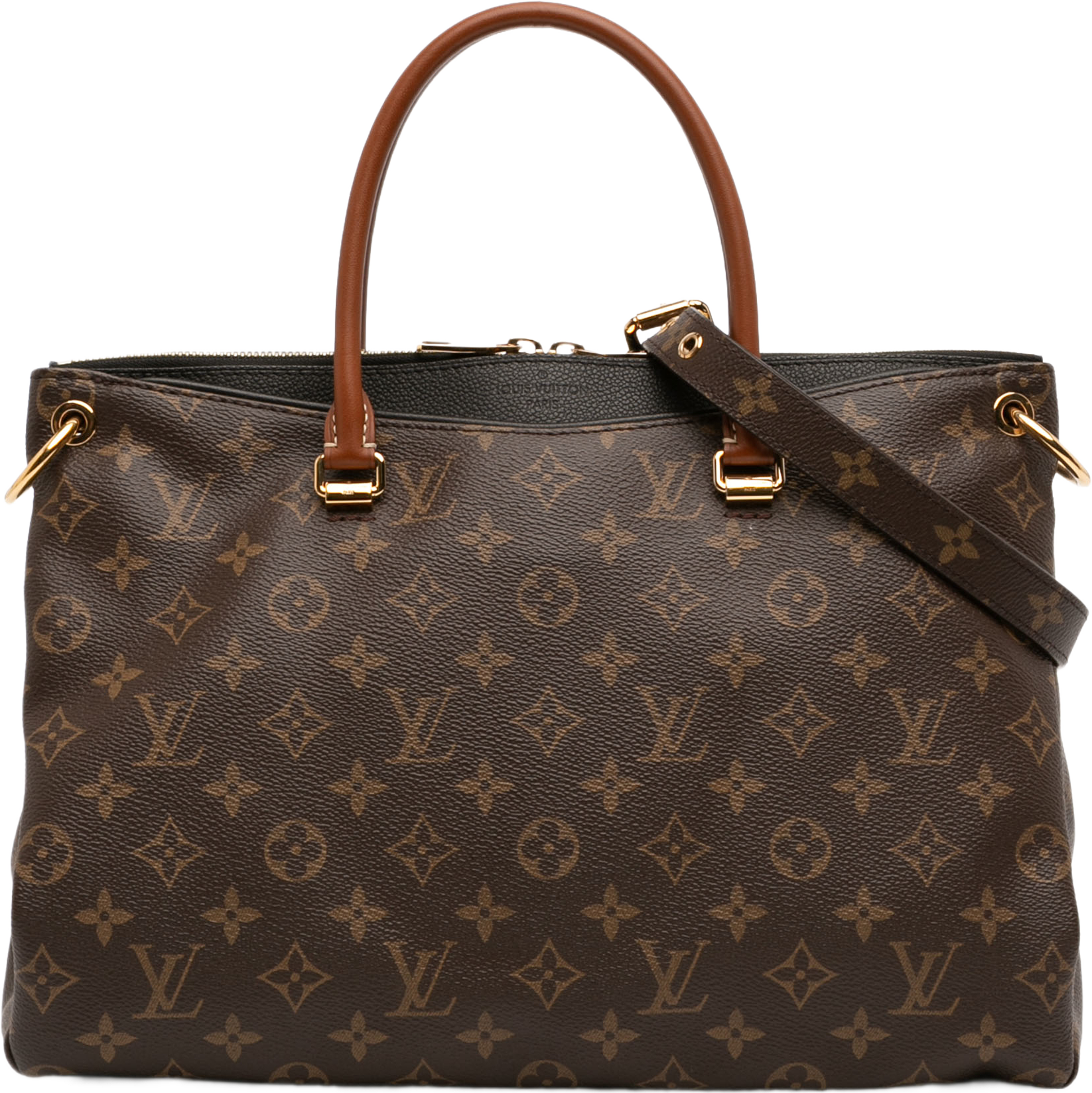 Louis Vuitton Monogram Pallas Mm, från Luxclusif, i färgen brown. Klicka för att öppna bilden i stort format
