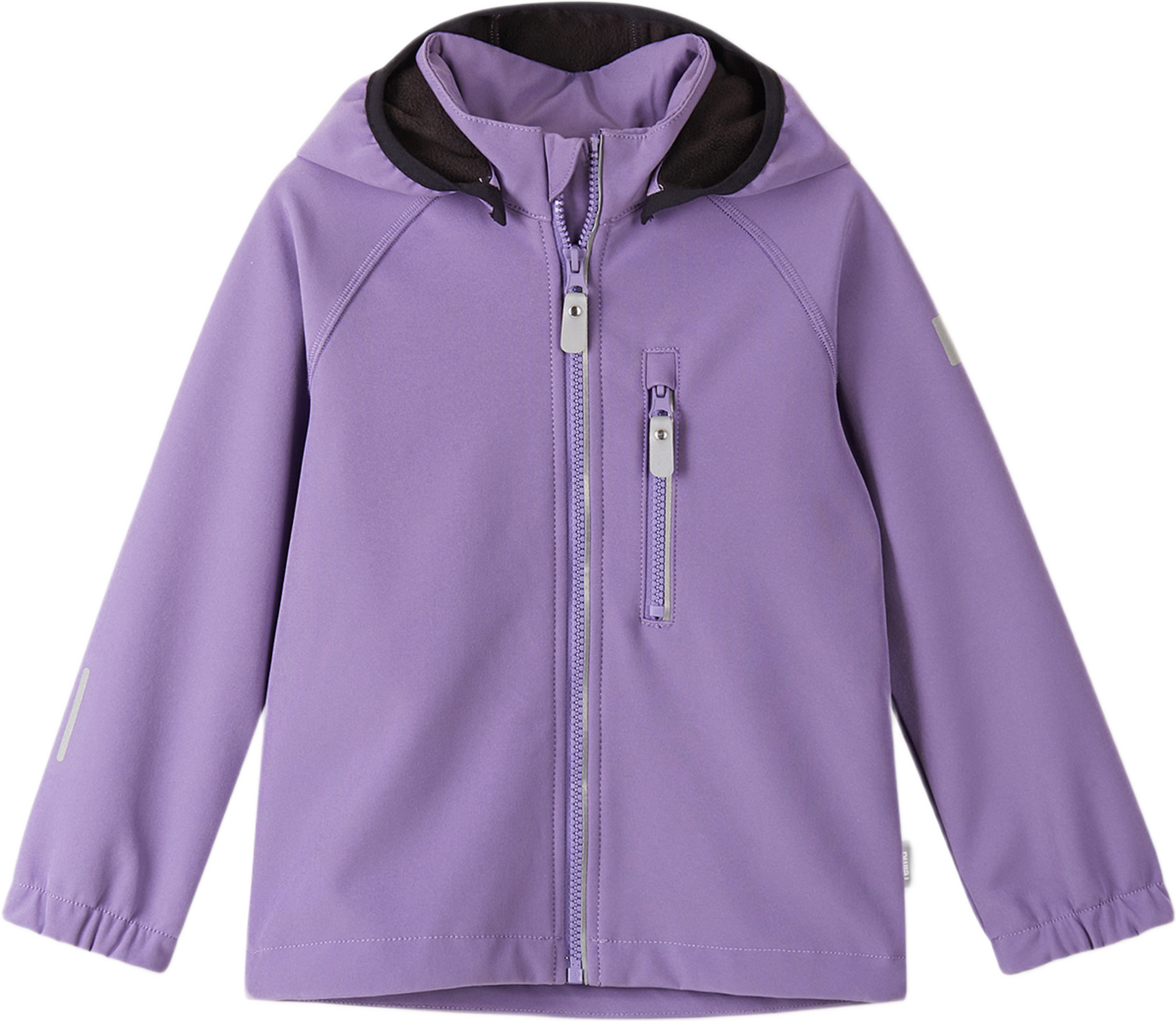 Softshell-jacka Vantti, från Reima, i färgen misty violet. Klicka för att öppna bilden i stort format