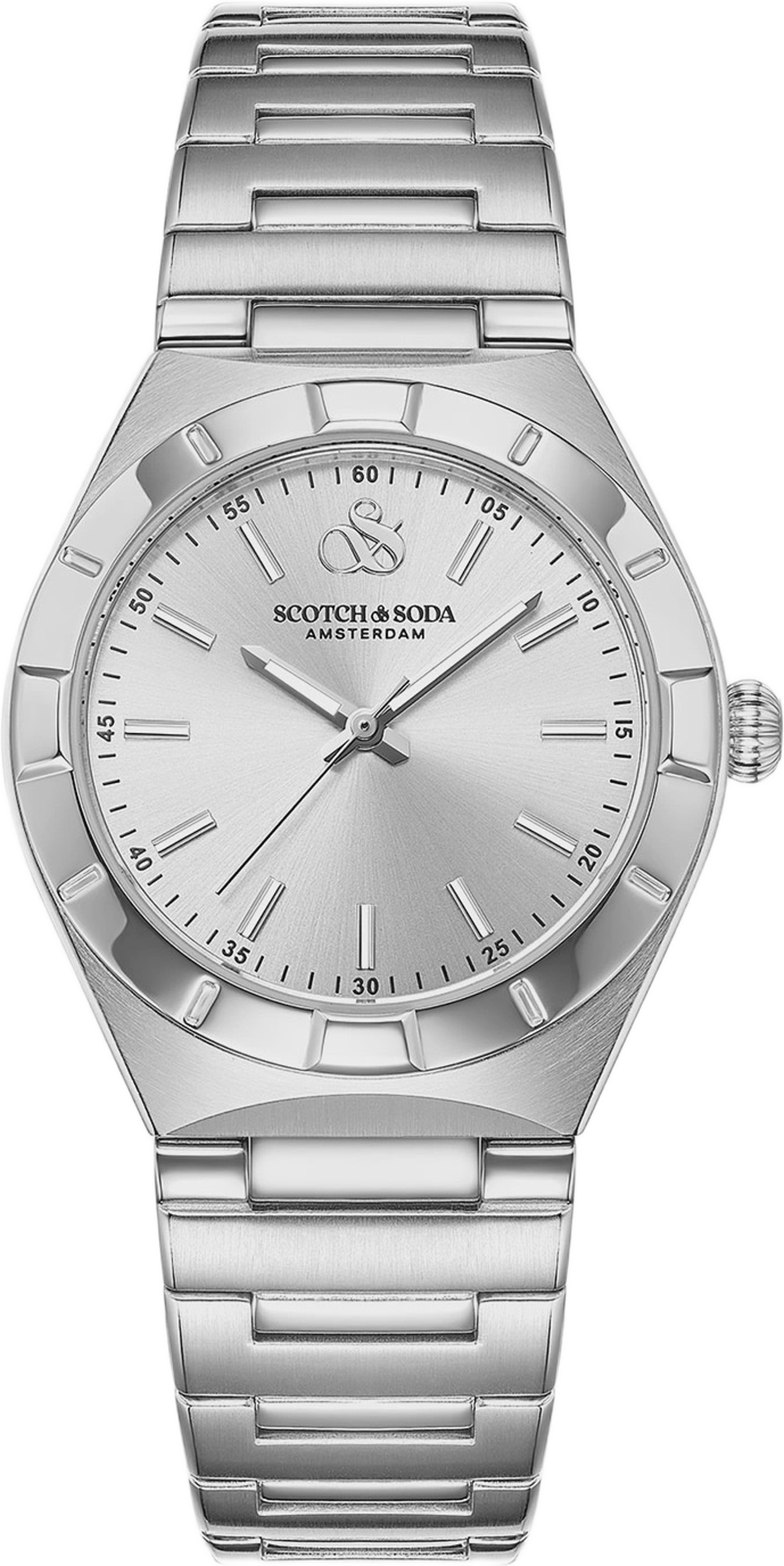 Scotch & Soda Dam Silver/stål, Metallband - Ssw.137c, från Scotch & Soda, i färgen 1. Klicka för att öppna bilden i stort format