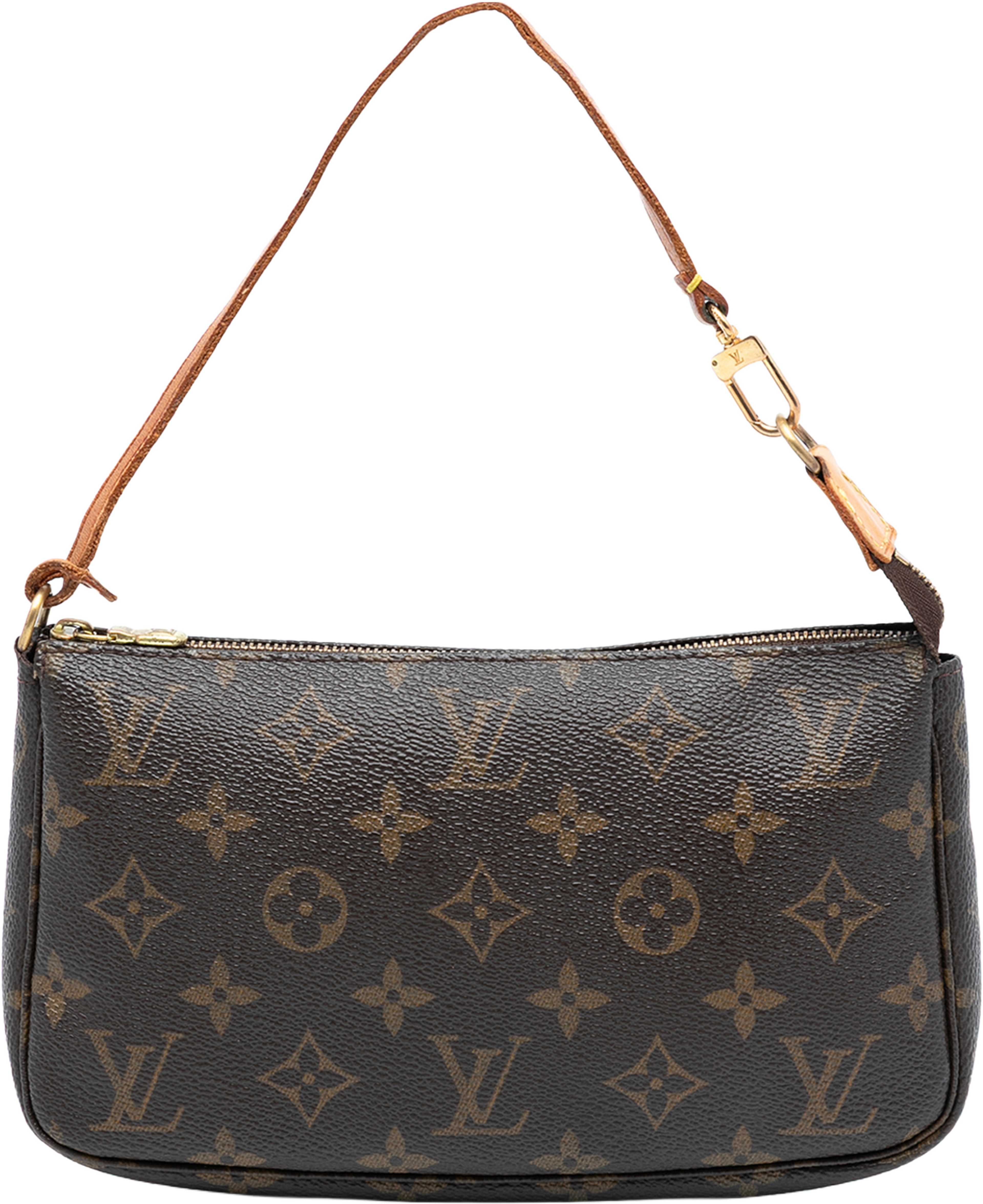 Louis Vuitton Monogram Pochette Accessoires, från Luxclusif, i färgen brown. Klicka för att öppna bilden i stort format