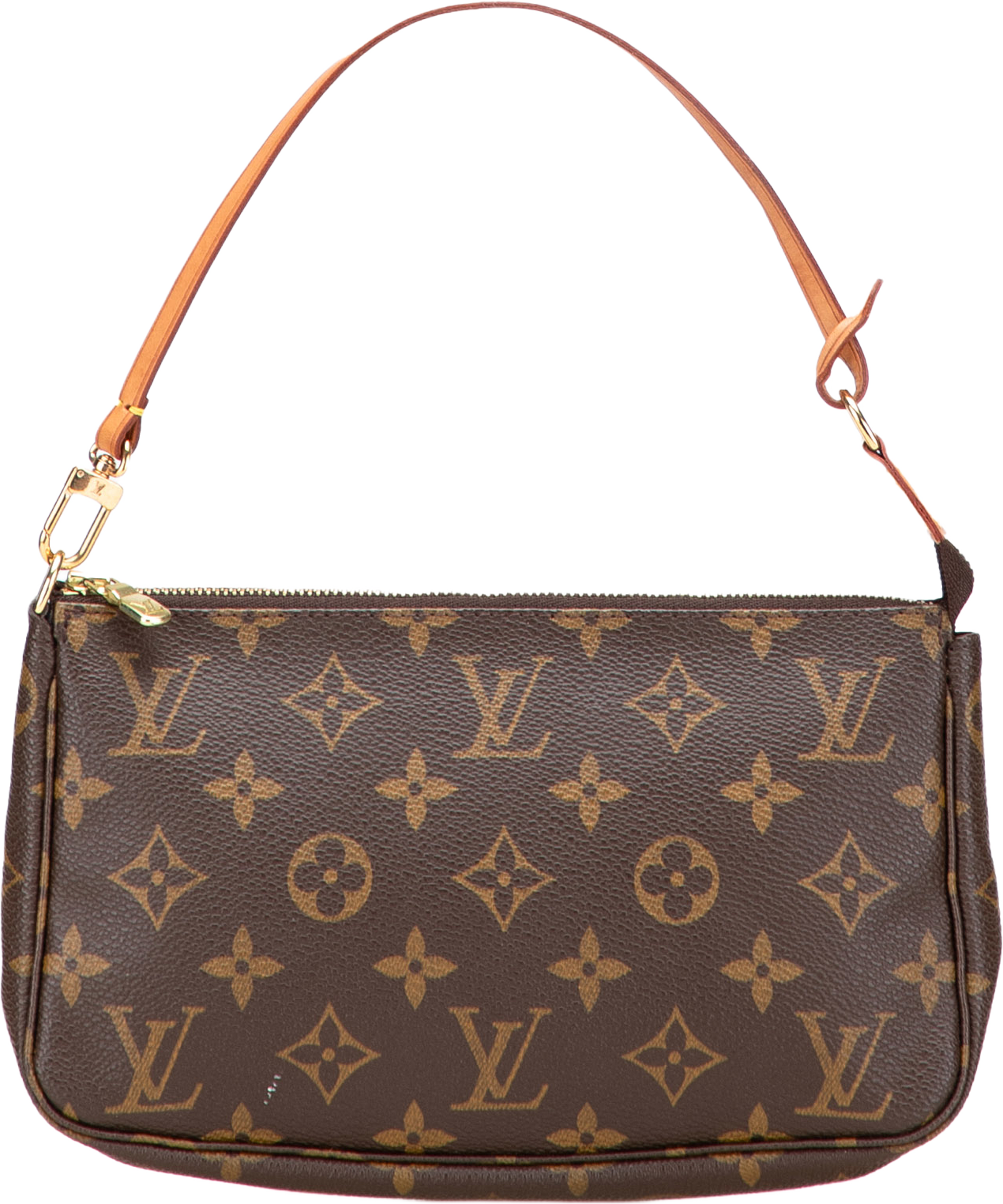Louis Vuitton Monogram Pochette Accessoires, från Luxclusif, i färgen brown. Klicka för att öppna bilden i stort format