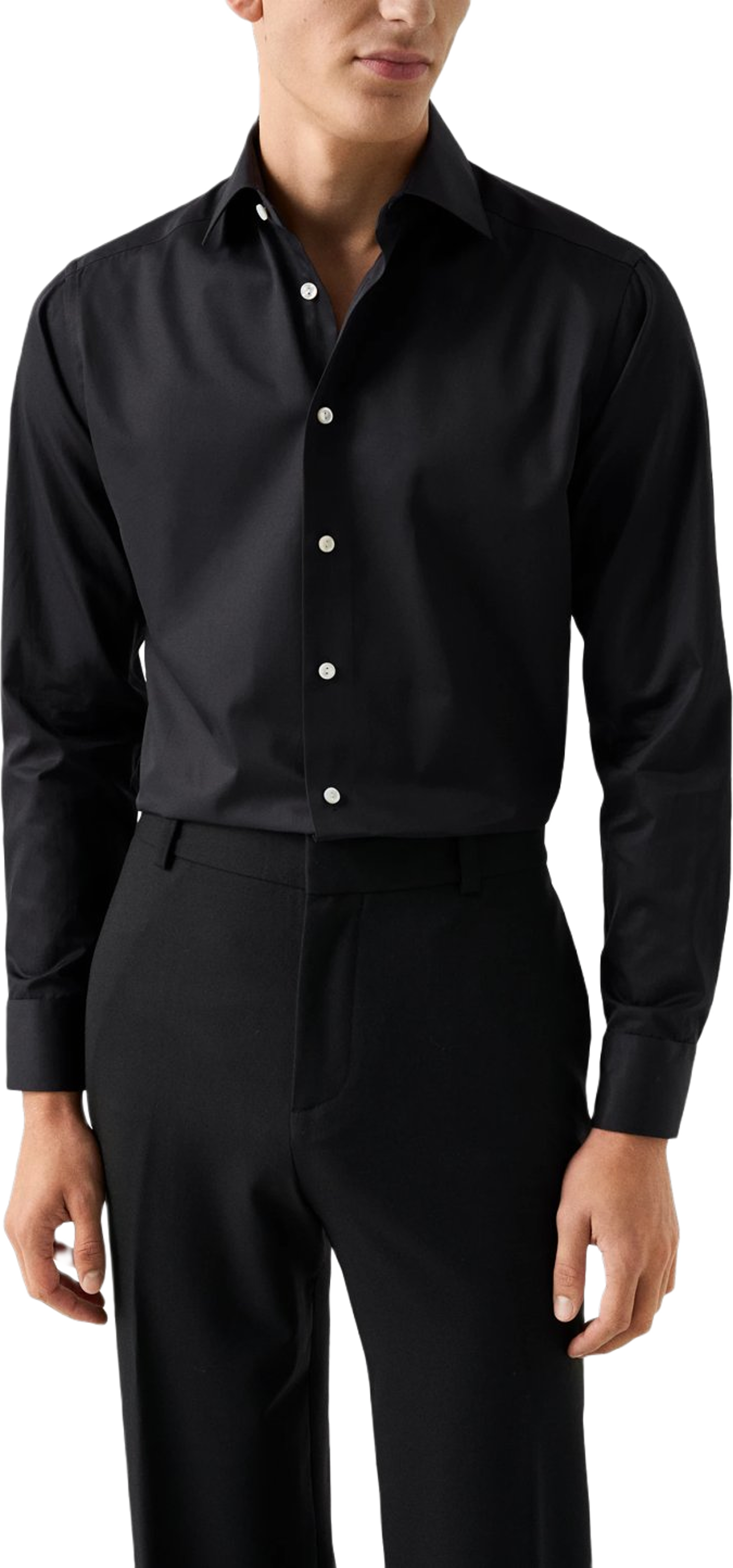 Slim Fit Skjorta I Twill