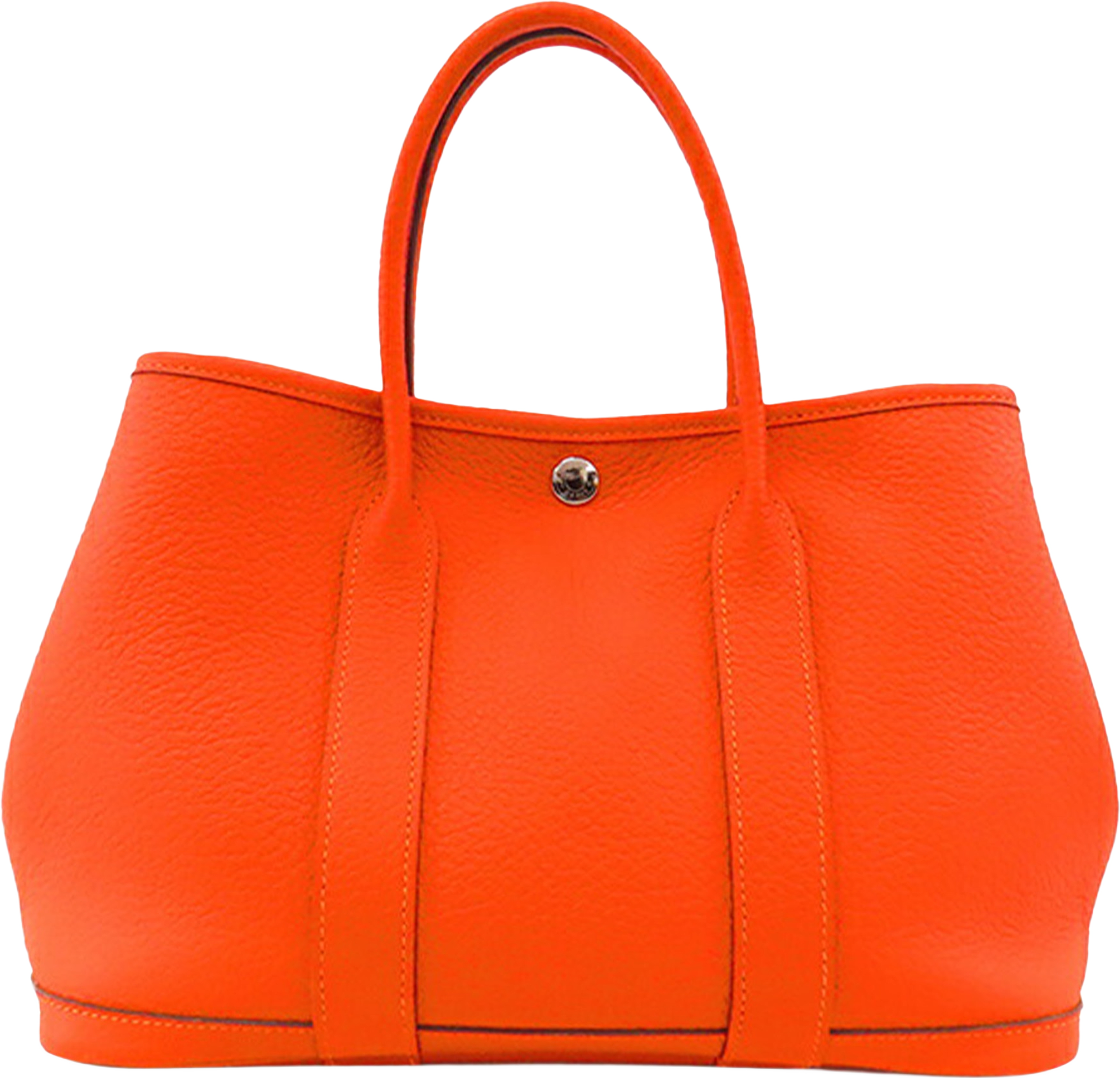 Hermès Negonda Garden Party 30, från Luxclusif, i färgen dark orange. Klicka för att öppna bilden i stort format