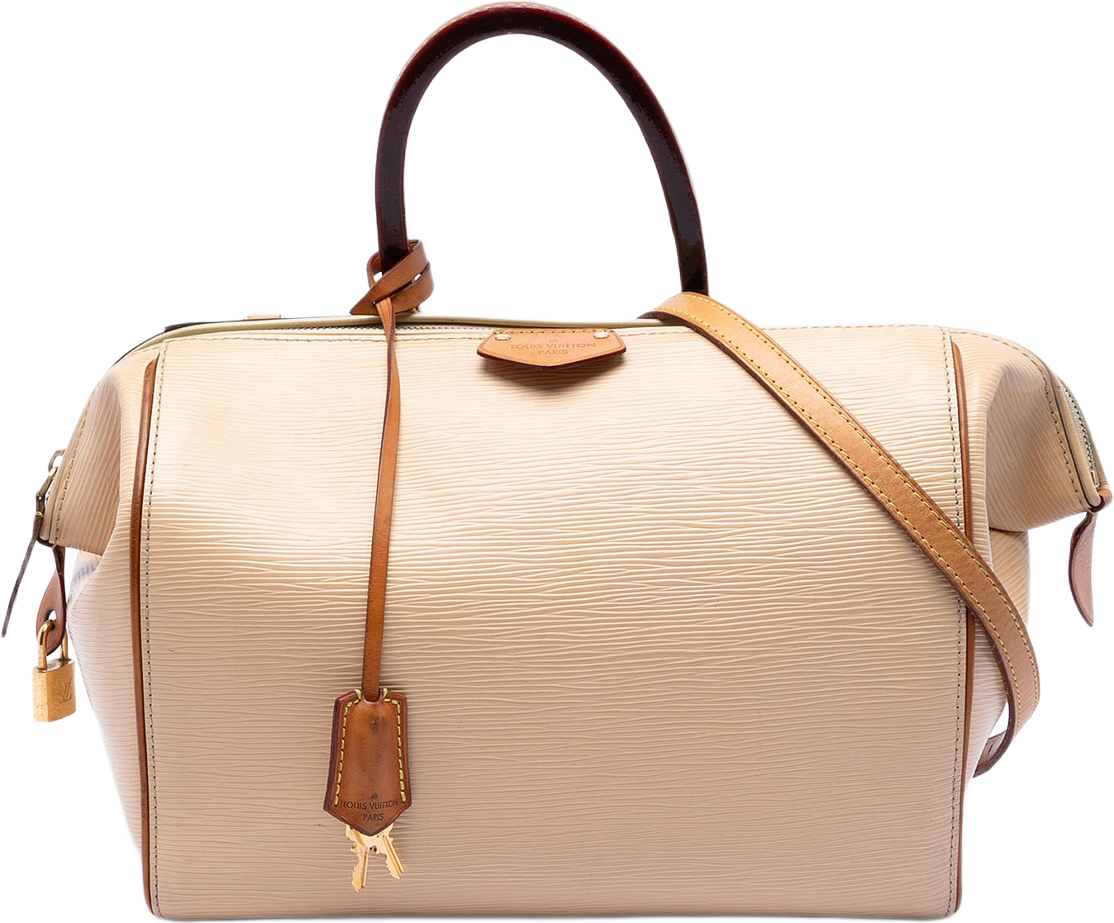 Louis Vuitton Epi Doc Pm, från Luxclusif, i färgen beige. Klicka för att öppna bilden i stort format