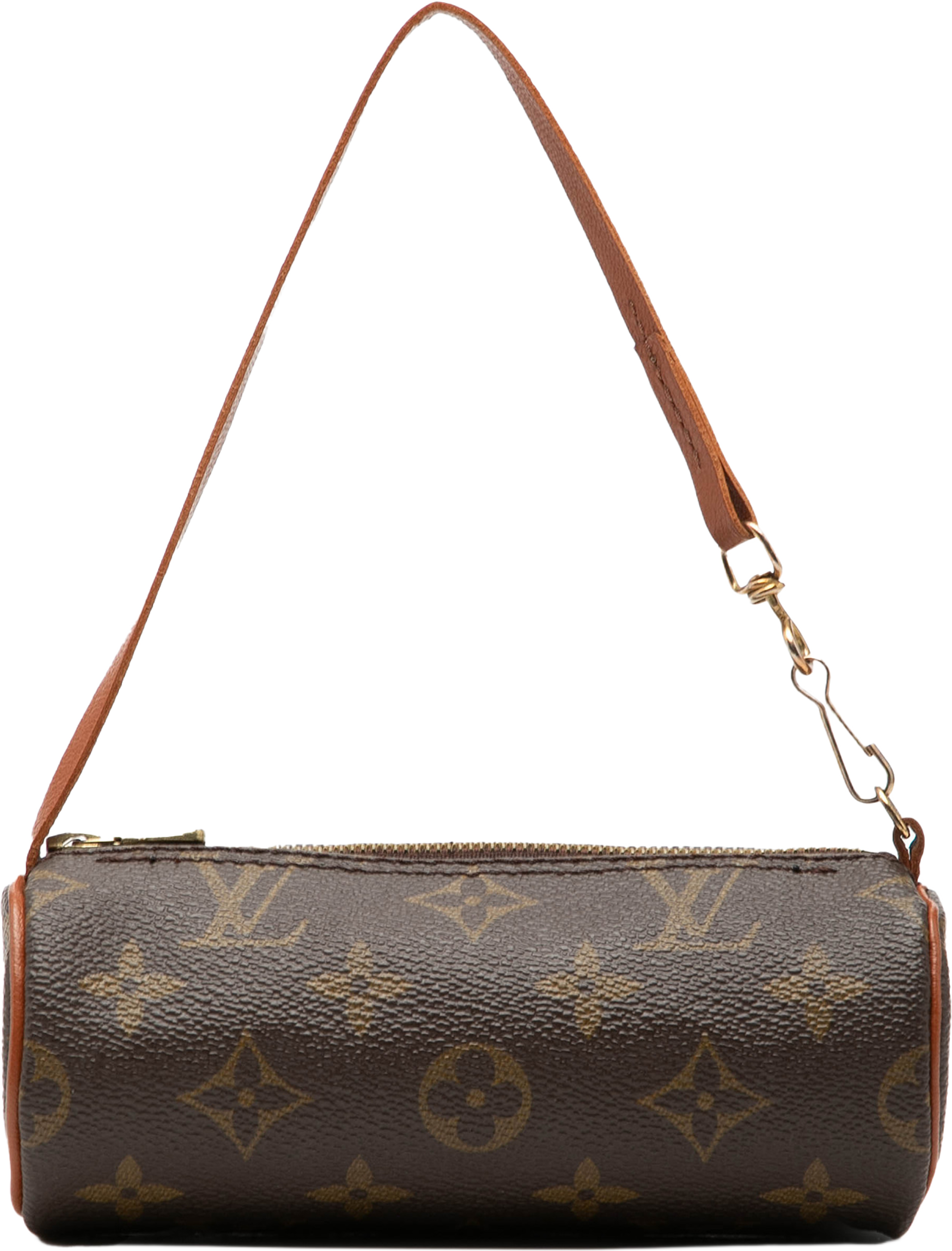 Louis Vuitton Monogram Papillon Pochette, från Luxclusif, i färgen brown. Klicka för att öppna bilden i stort format