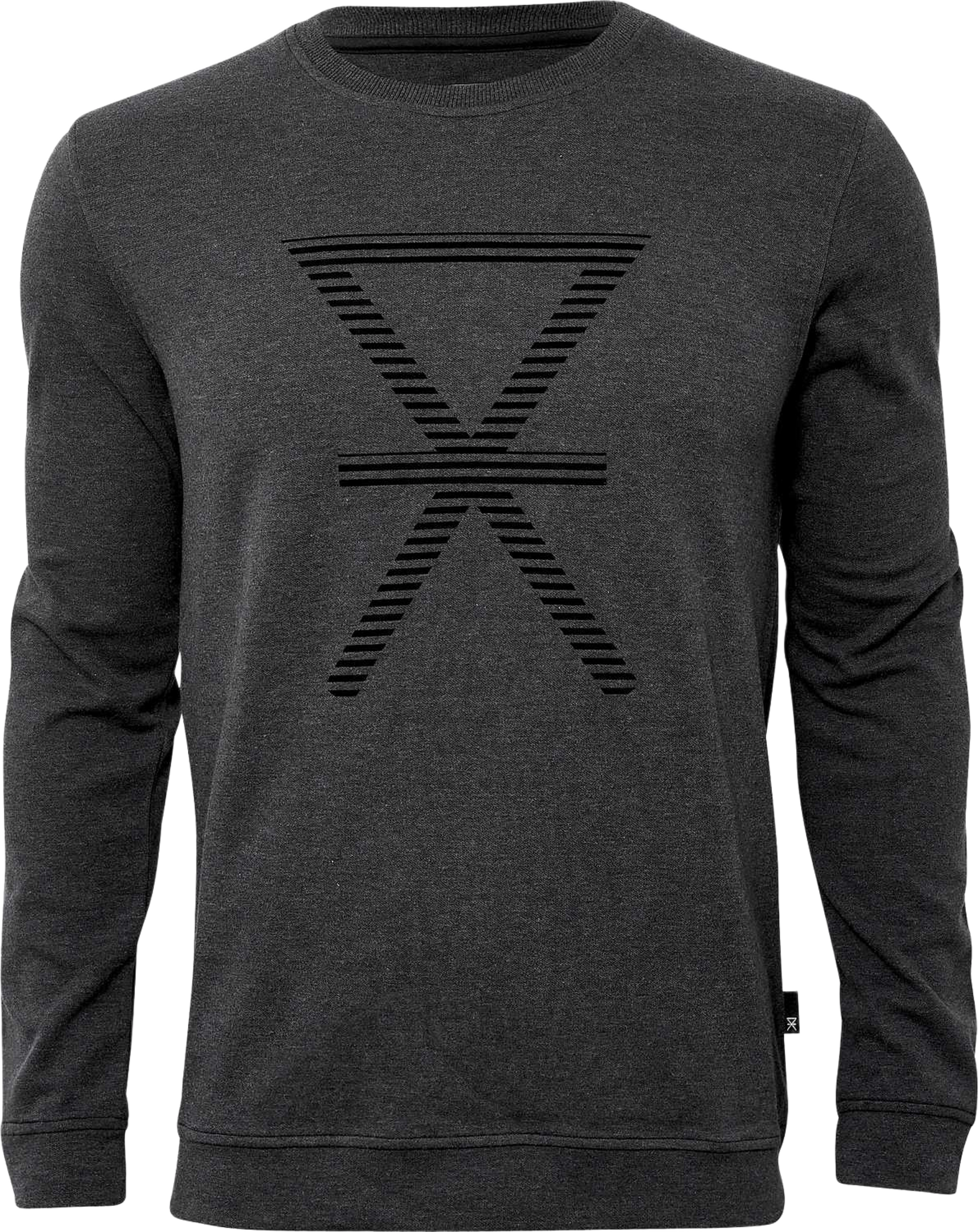 Bambu Sweatshirt Med Tryck, Fsc, från JBS of Denmark, i färgen dark grey melange. Klicka för att öppna bilden i stort format
