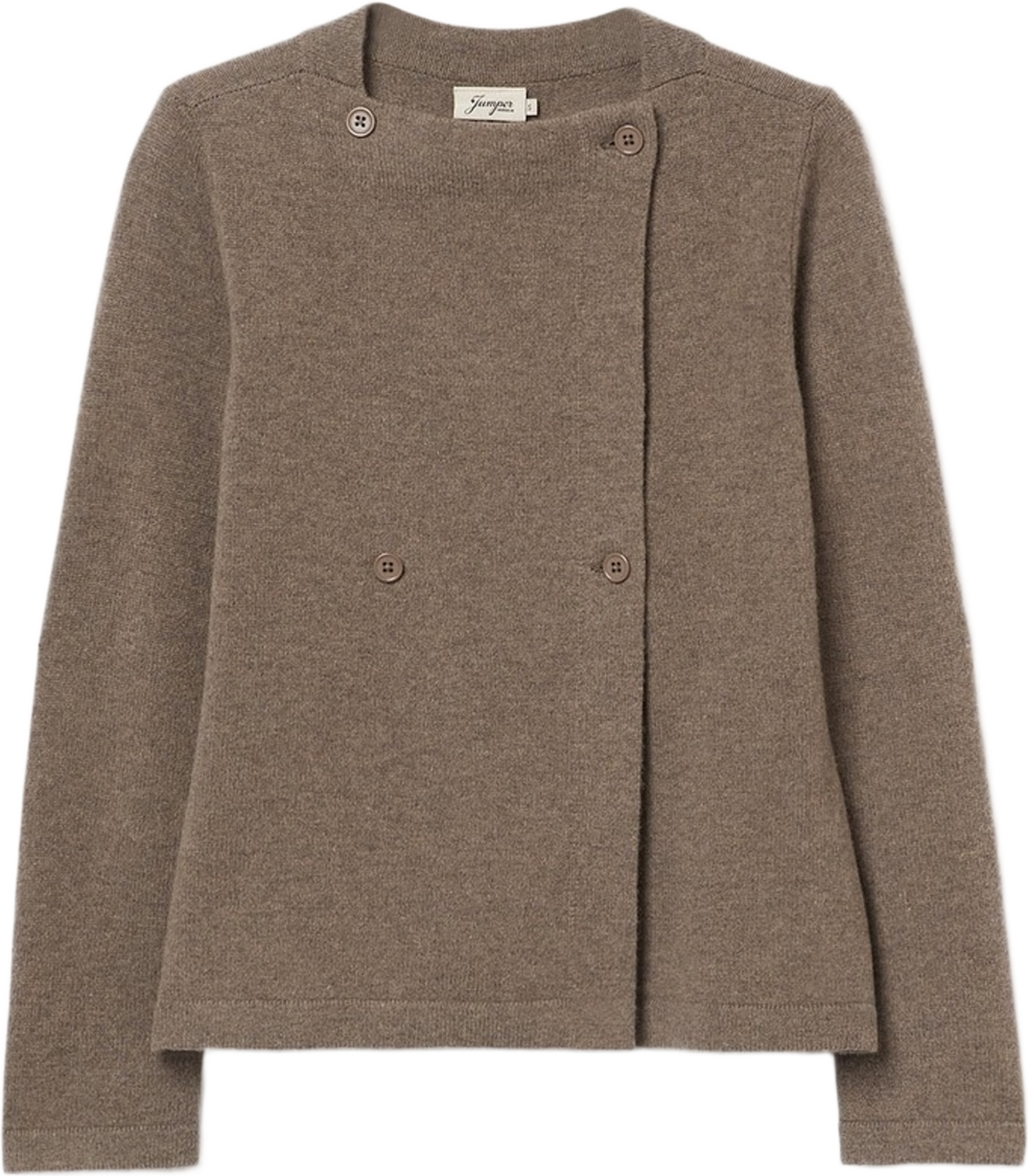 Marlis Cardigan, från Jumperfabriken, i färgen brown. Klicka för att öppna bilden i stort format