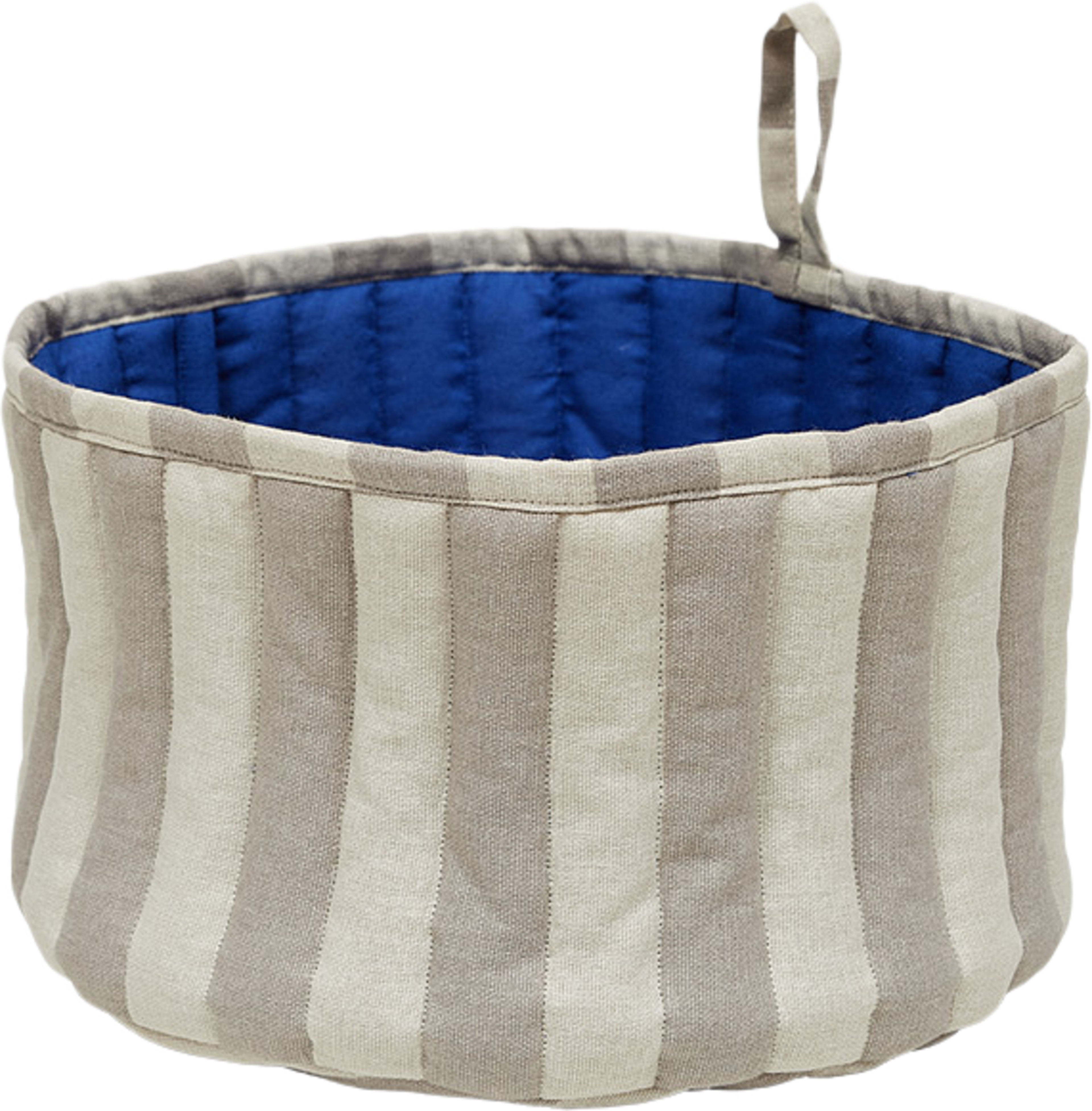 Toppu Bread Basket, från OYOY Living, i färgen clay / optic blue. Klicka för att öppna bilden i stort format