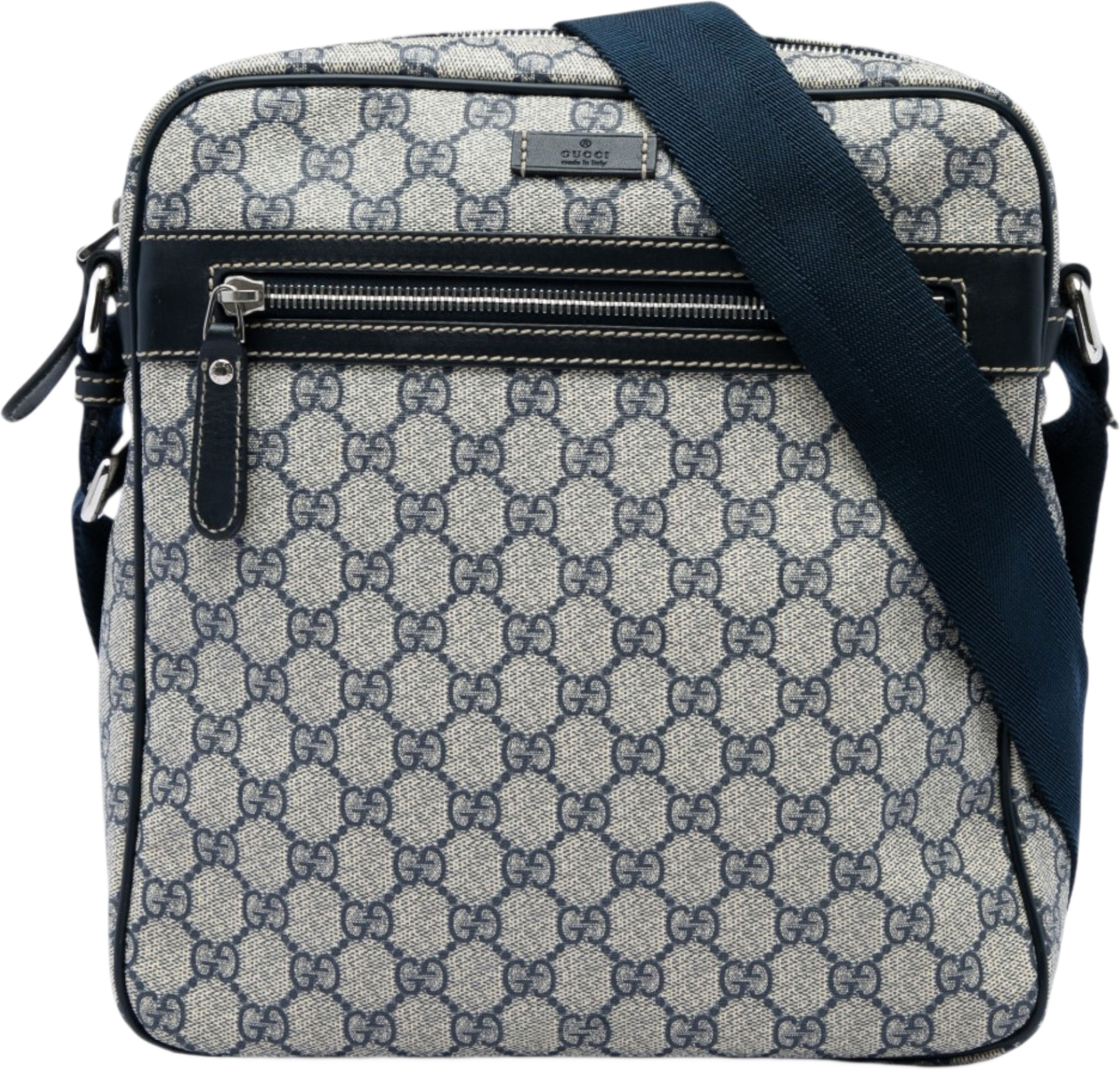 Gucci Gg Supreme Crossbody, från Luxclusif, i färgen beige. Klicka för att öppna bilden i stort format