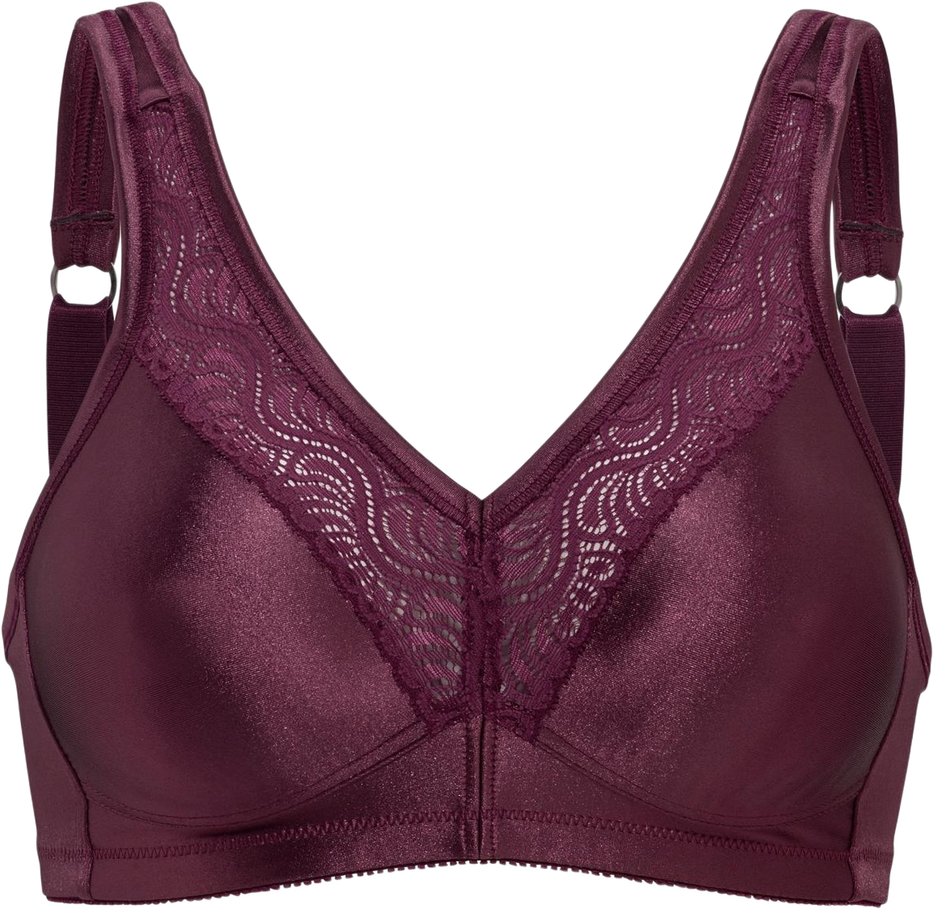 Stars Mjuk-bh, från Swegmark, i färgen plommon. Klicka för att öppna bilden i stort format