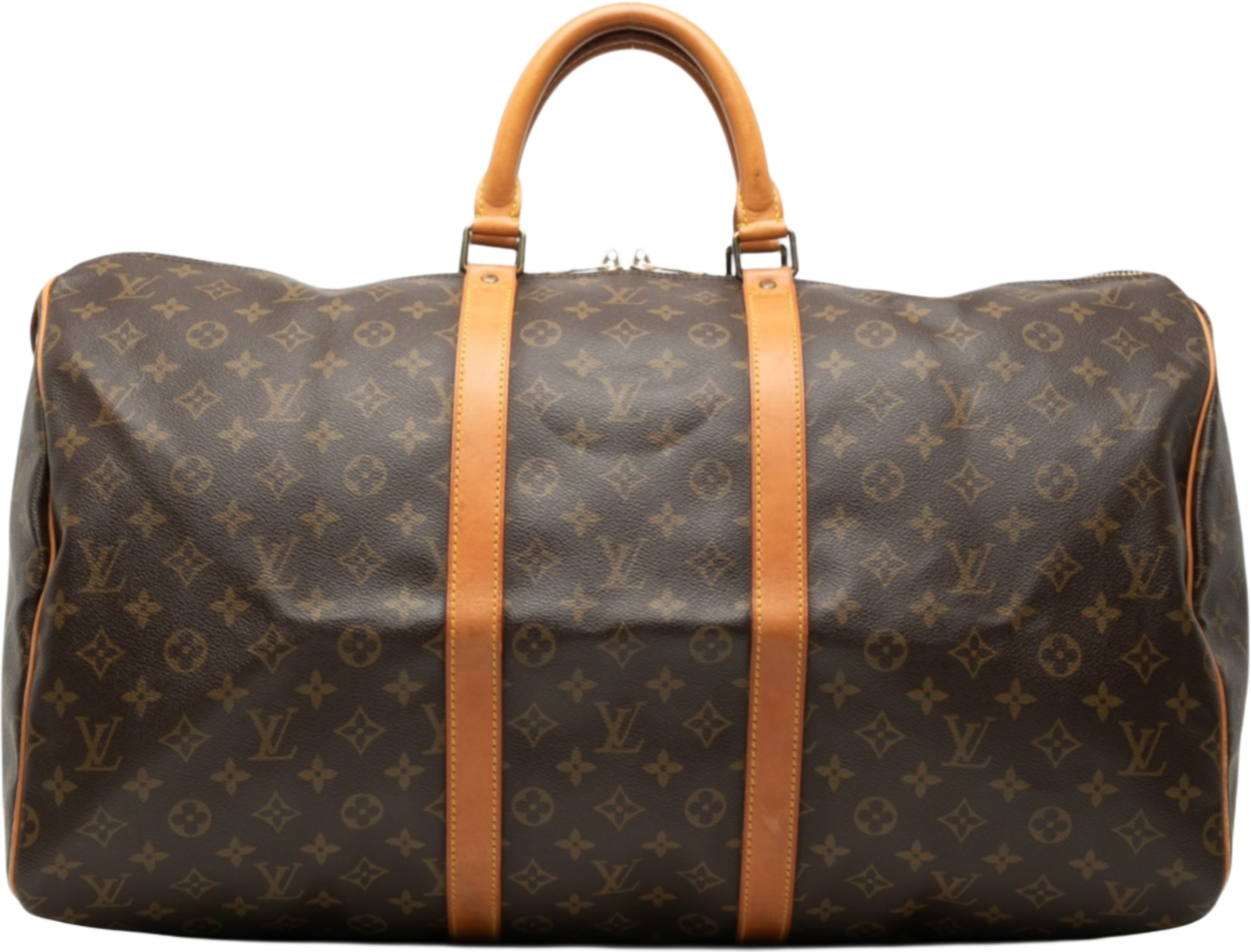 Louis Vuitton Monogram Keepall 55, från Luxclusif, i färgen brown. Klicka för att öppna bilden i stort format