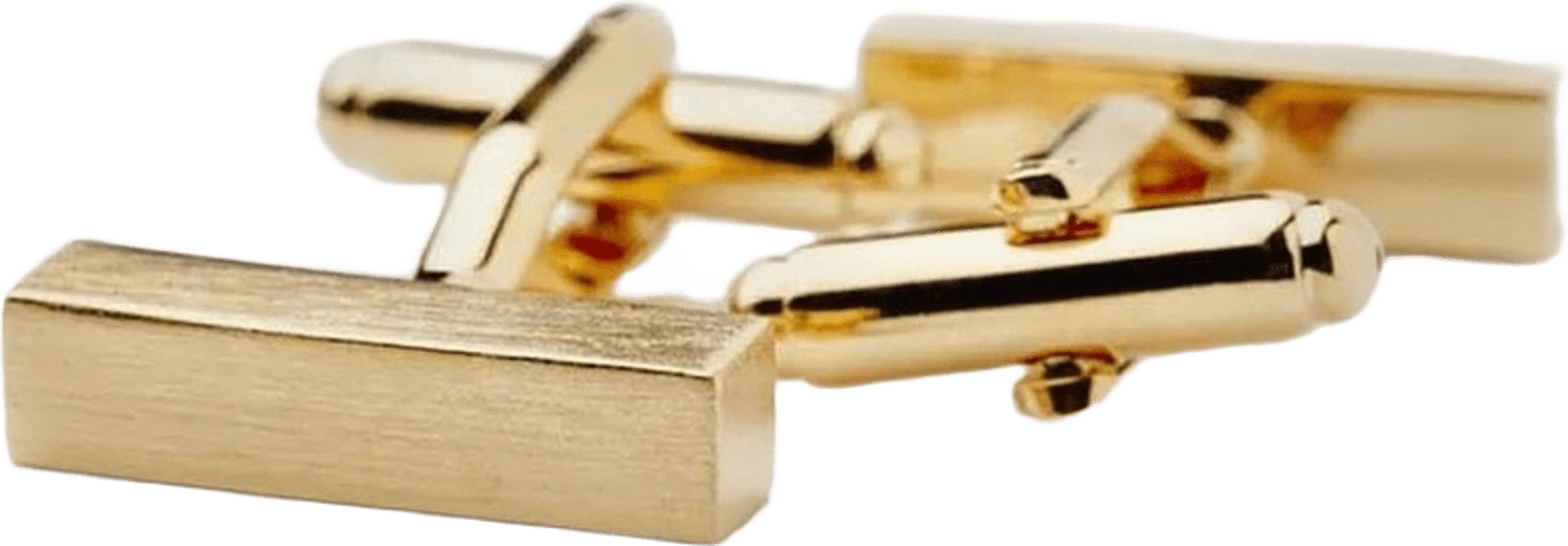 Cufflinks Block, från John Henric, i färgen gold.