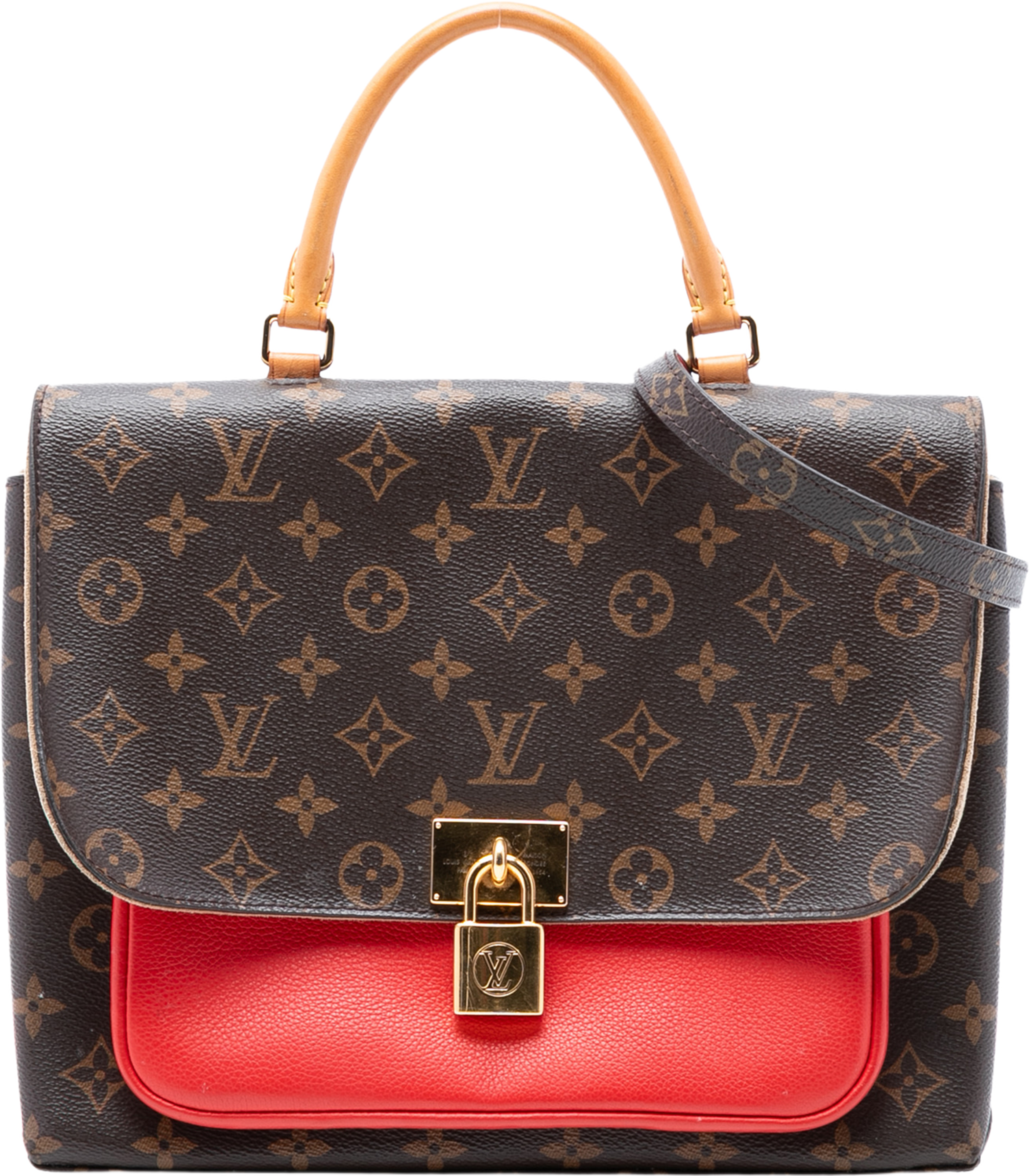 Louis Vuitton Monogram Marignan, från Luxclusif, i färgen brown. Klicka för att öppna bilden i stort format