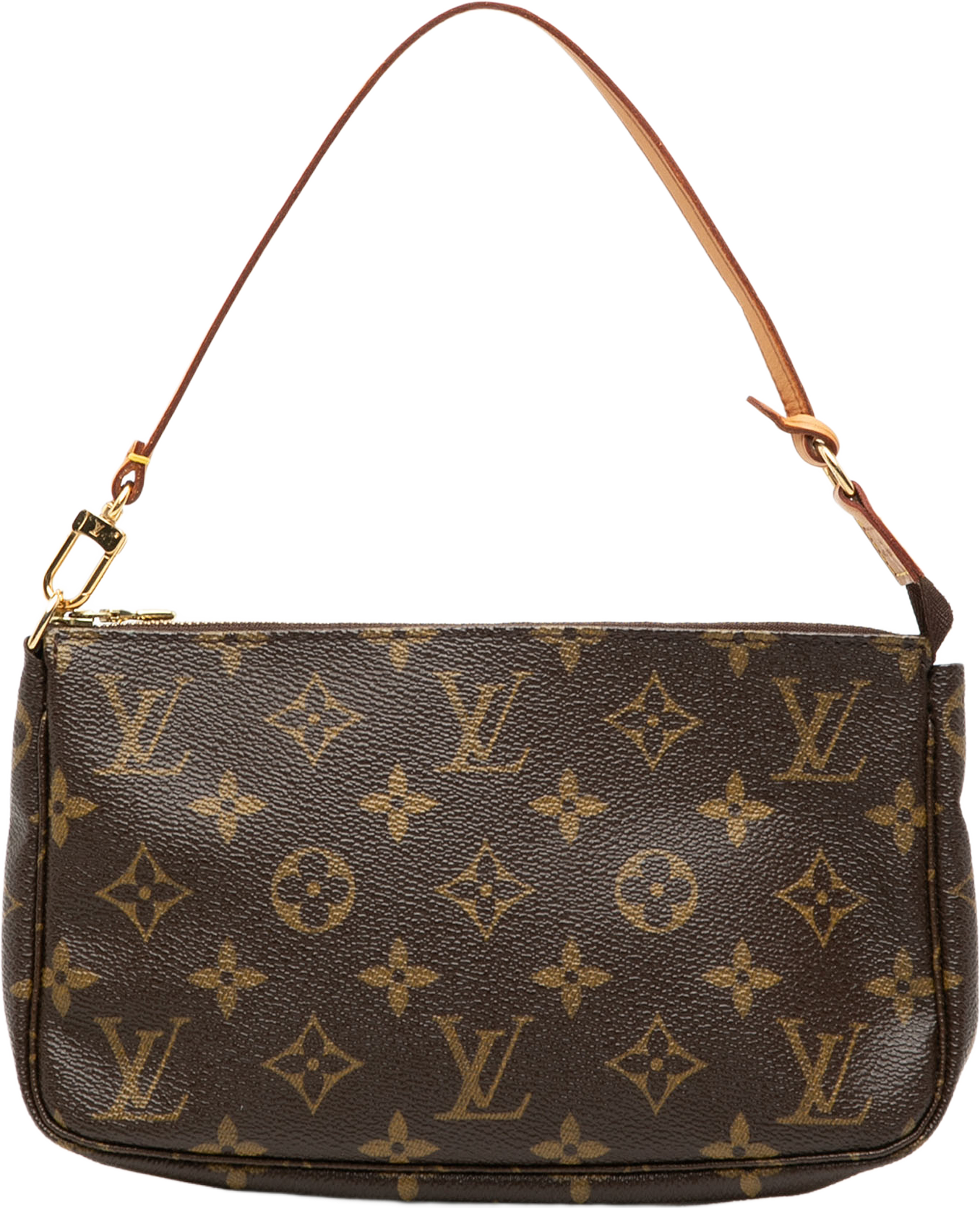 Louis Vuitton Monogram Pochette Accessoires, från Luxclusif, i färgen brown. Klicka för att öppna bilden i stort format