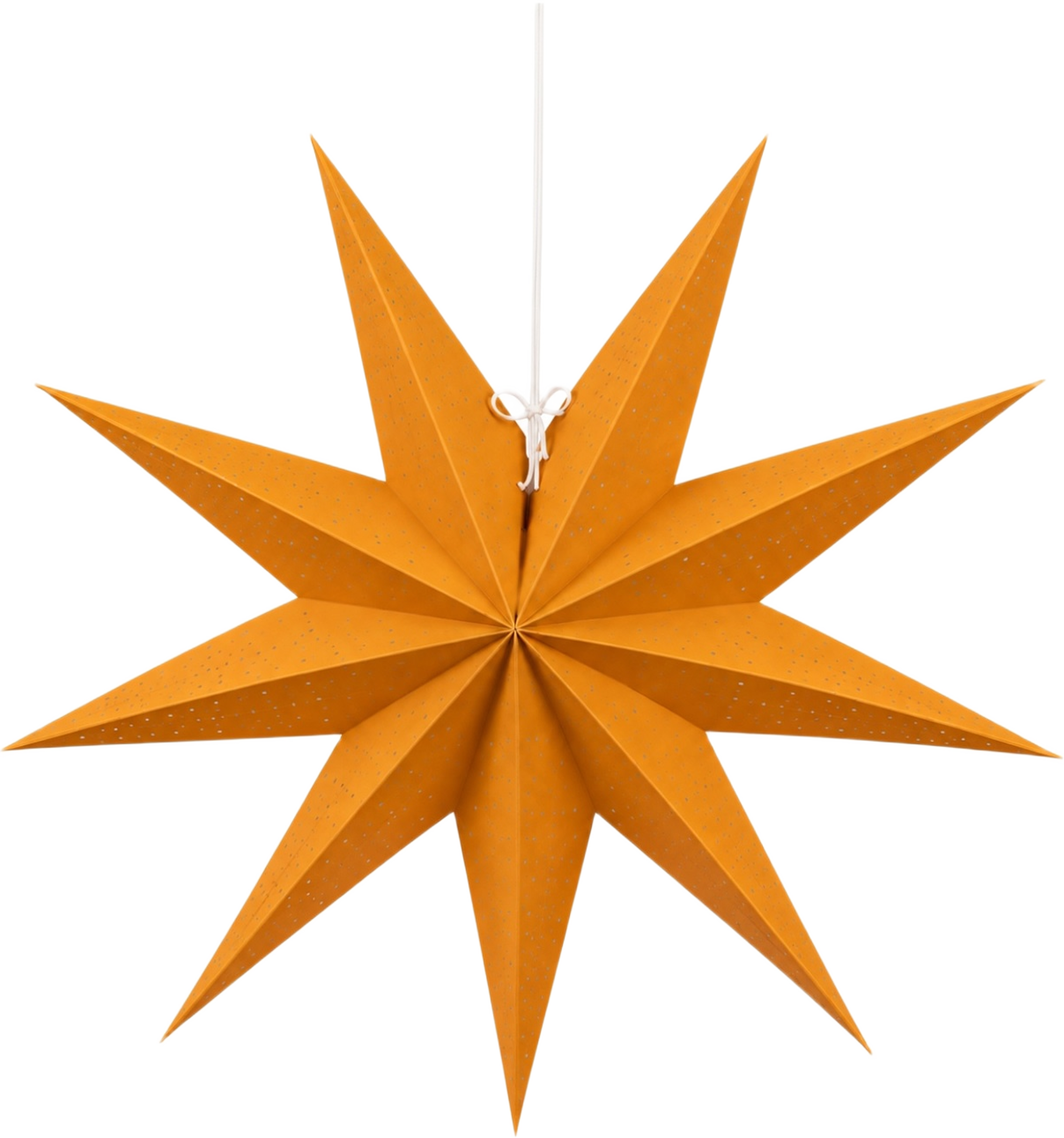 Adventstjärna Freja, från Created by Designtorget, i färgen amber. Klicka för att öppna bilden i stort format