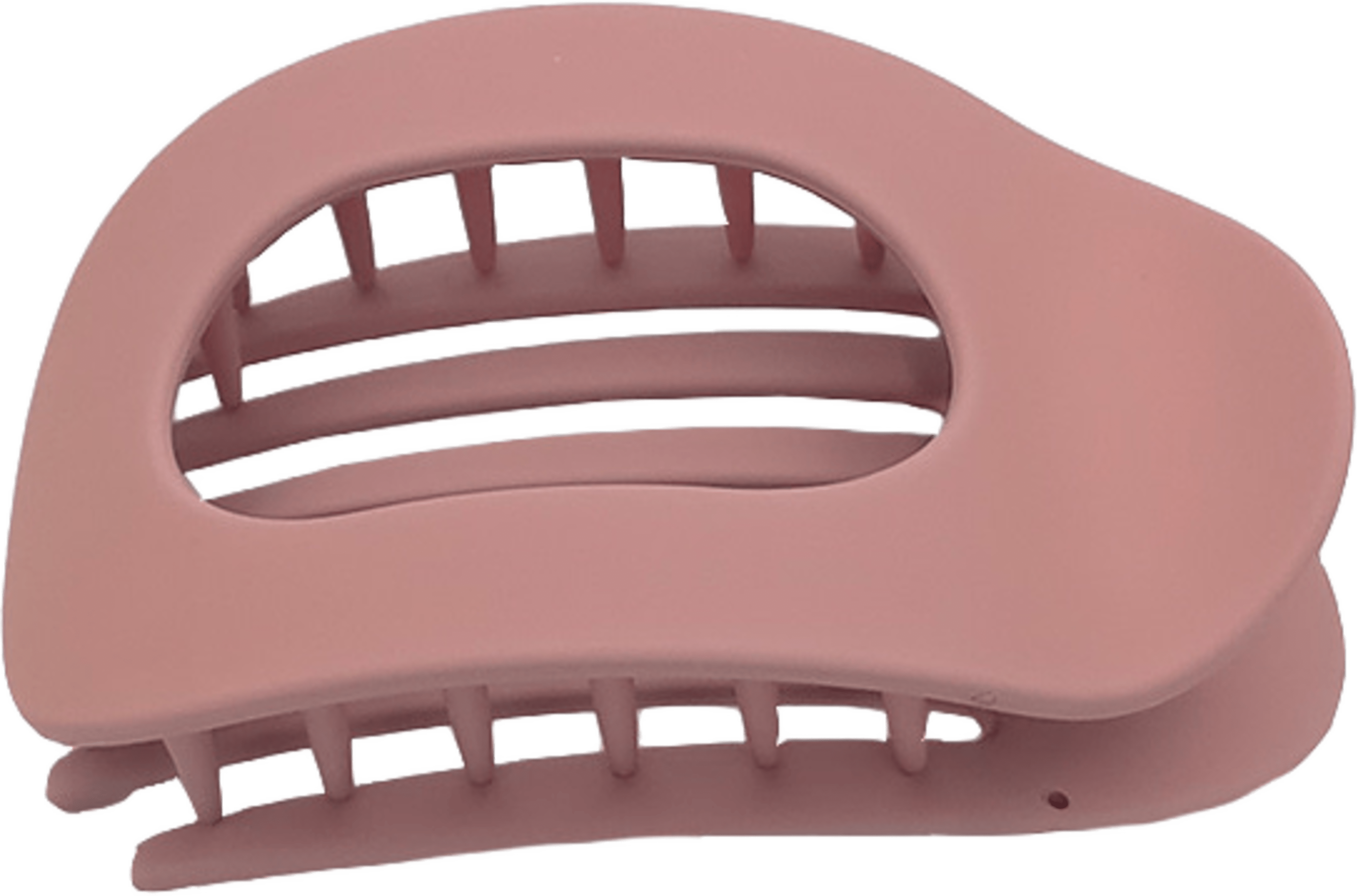 Oval Hårklämma Matt Beige 9,5cm, från Complement, i färgen pink.