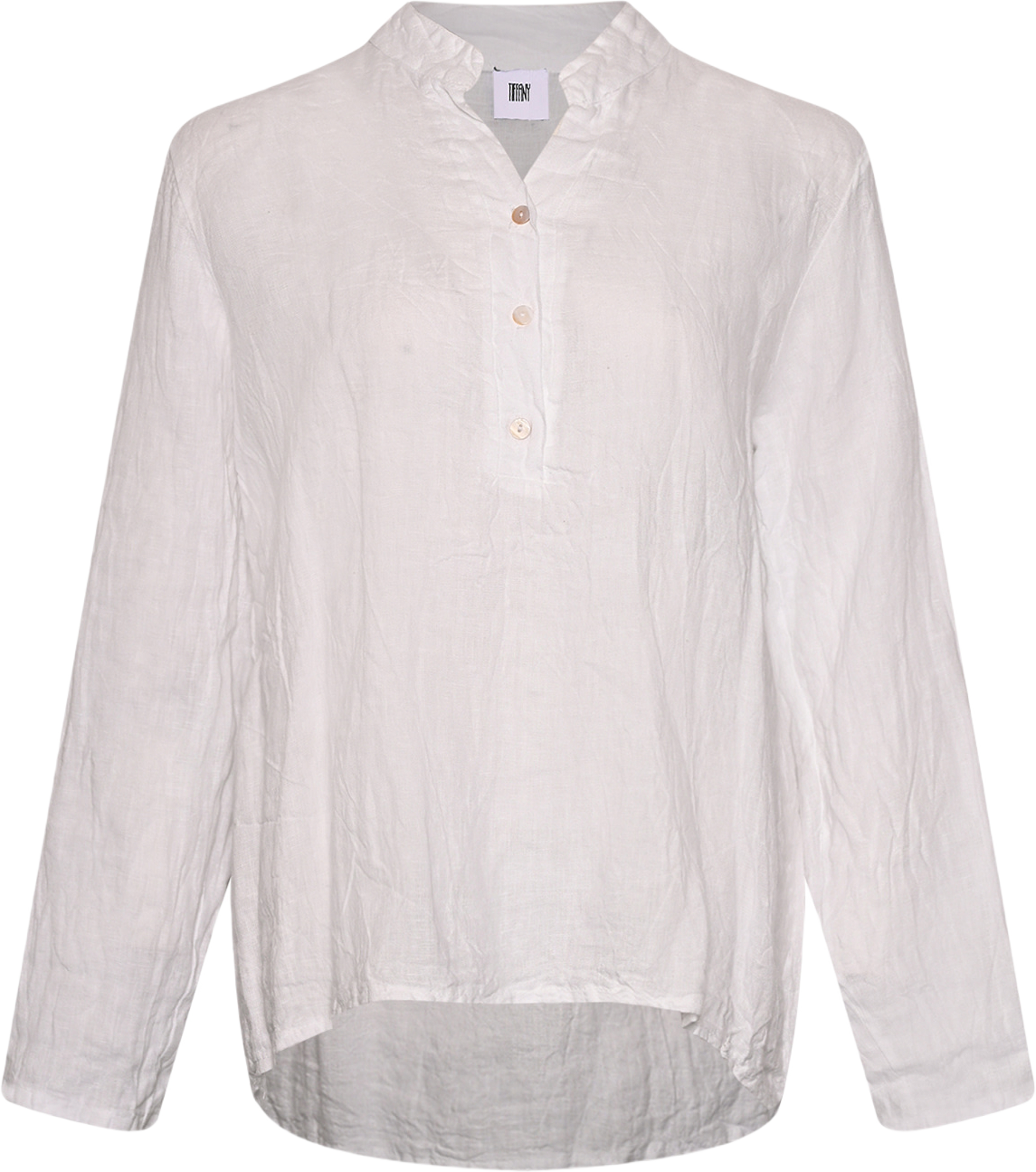 Hildur, Blouse, Linen - White