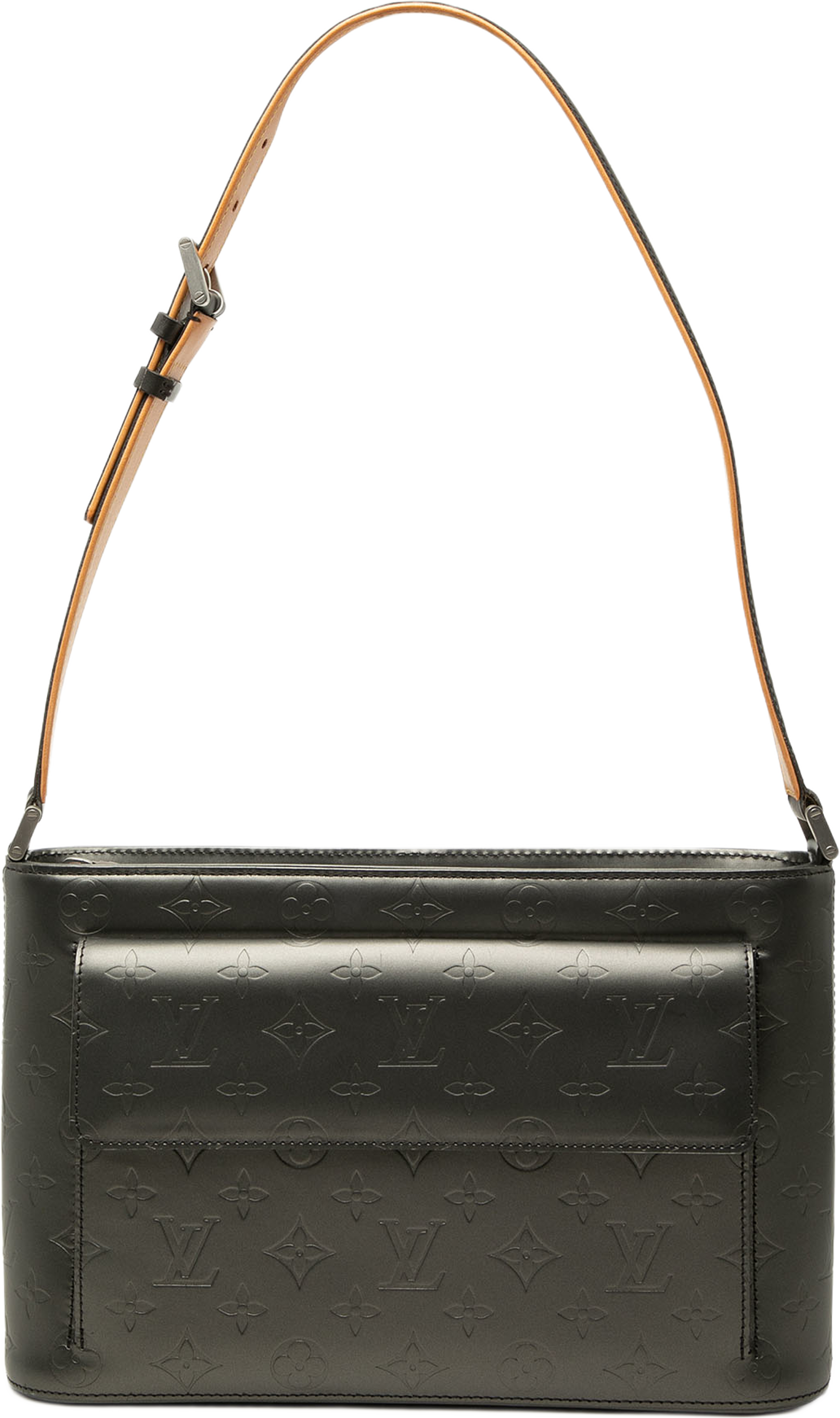 Louis Vuitton Monogram Mat Alston, från Luxclusif, i färgen grå. Klicka för att öppna bilden i stort format