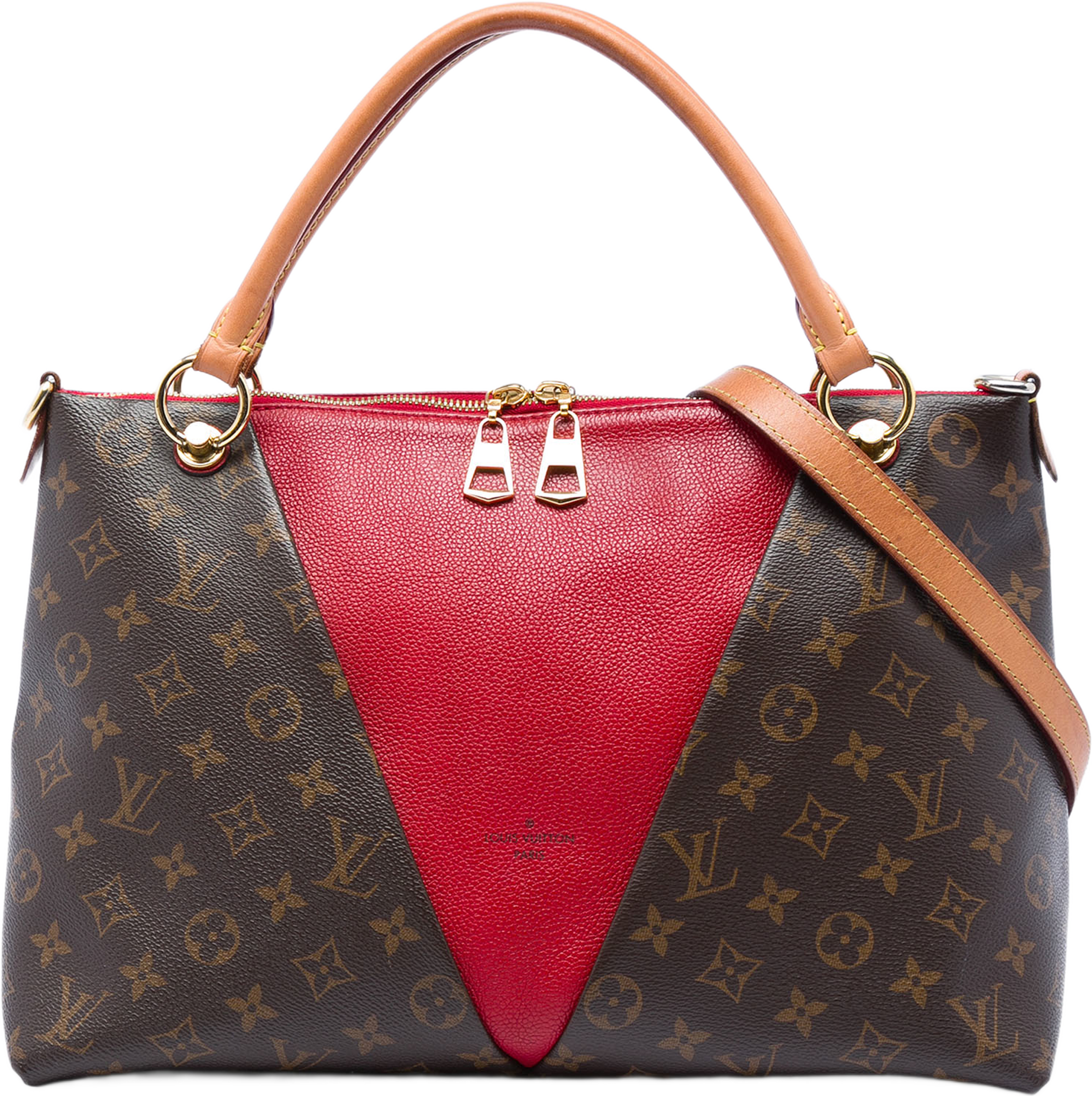Louis Vuitton Monogram V Tote Mm, från Luxclusif, i färgen brun. Klicka för att öppna bilden i stort format