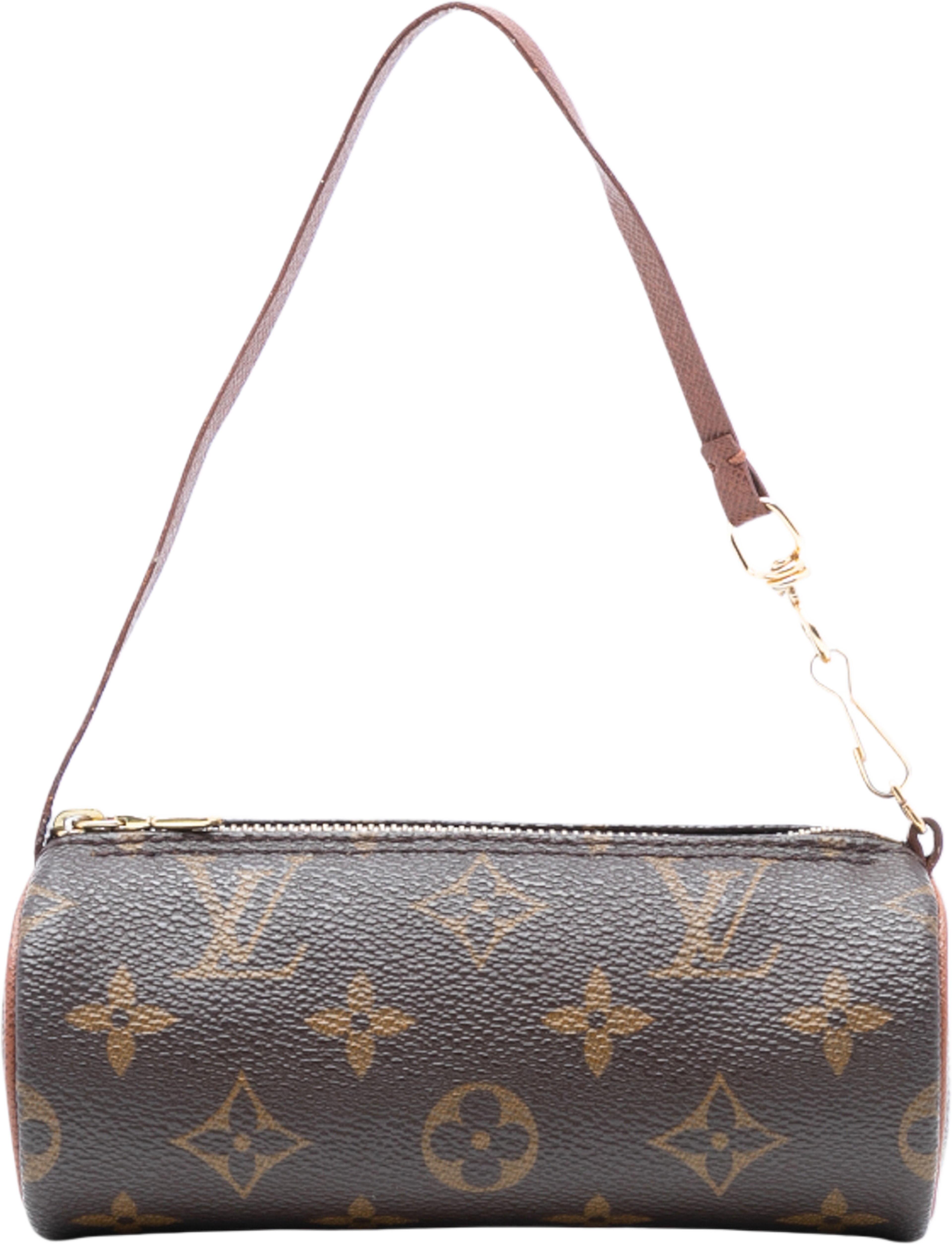 Louis Vuitton Monogram Papillon Pochette, från Luxclusif, i färgen brown. Klicka för att öppna bilden i stort format