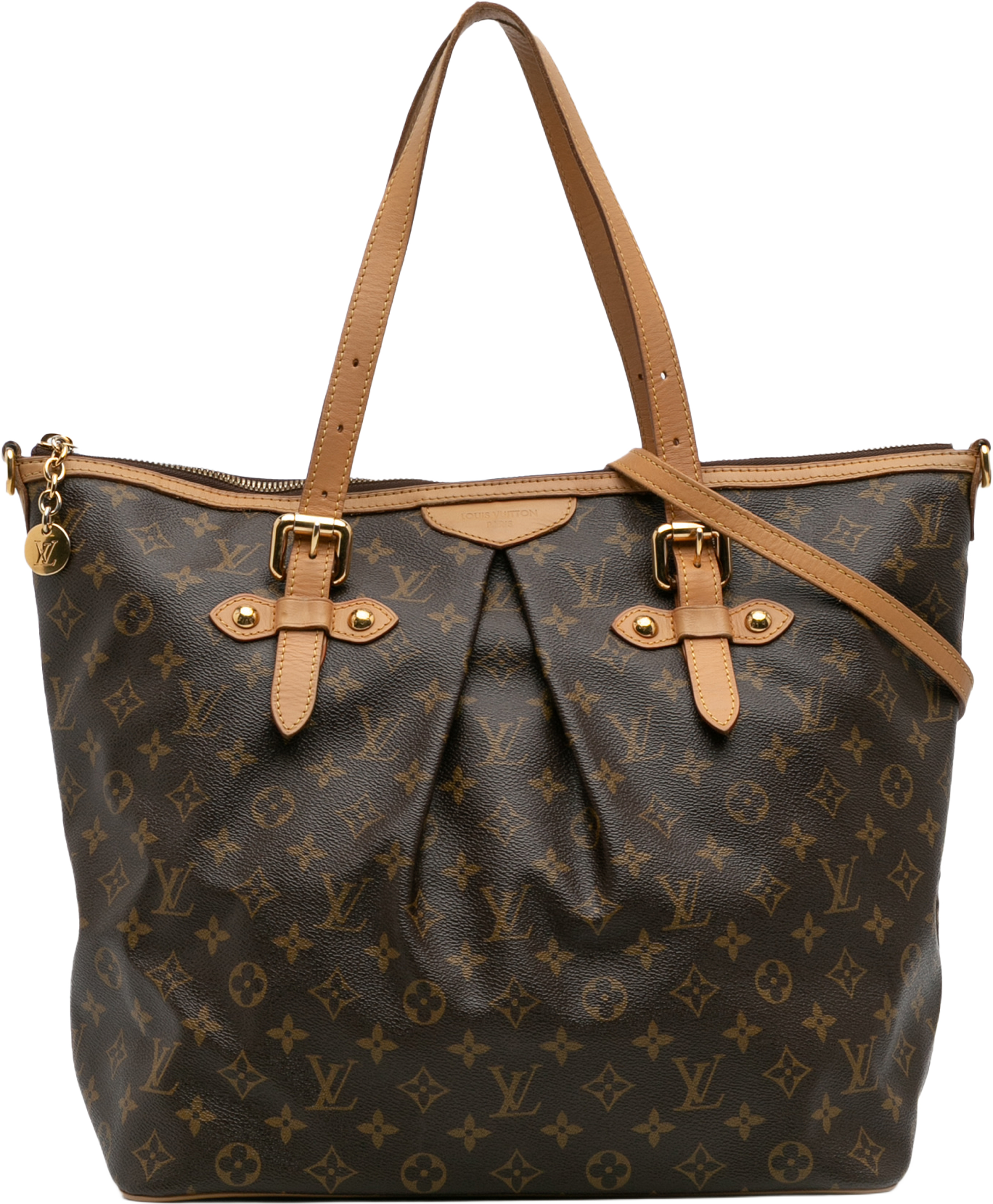 Louis Vuitton Monogram Palermo Gm, från Luxclusif, i färgen brown. Klicka för att öppna bilden i stort format