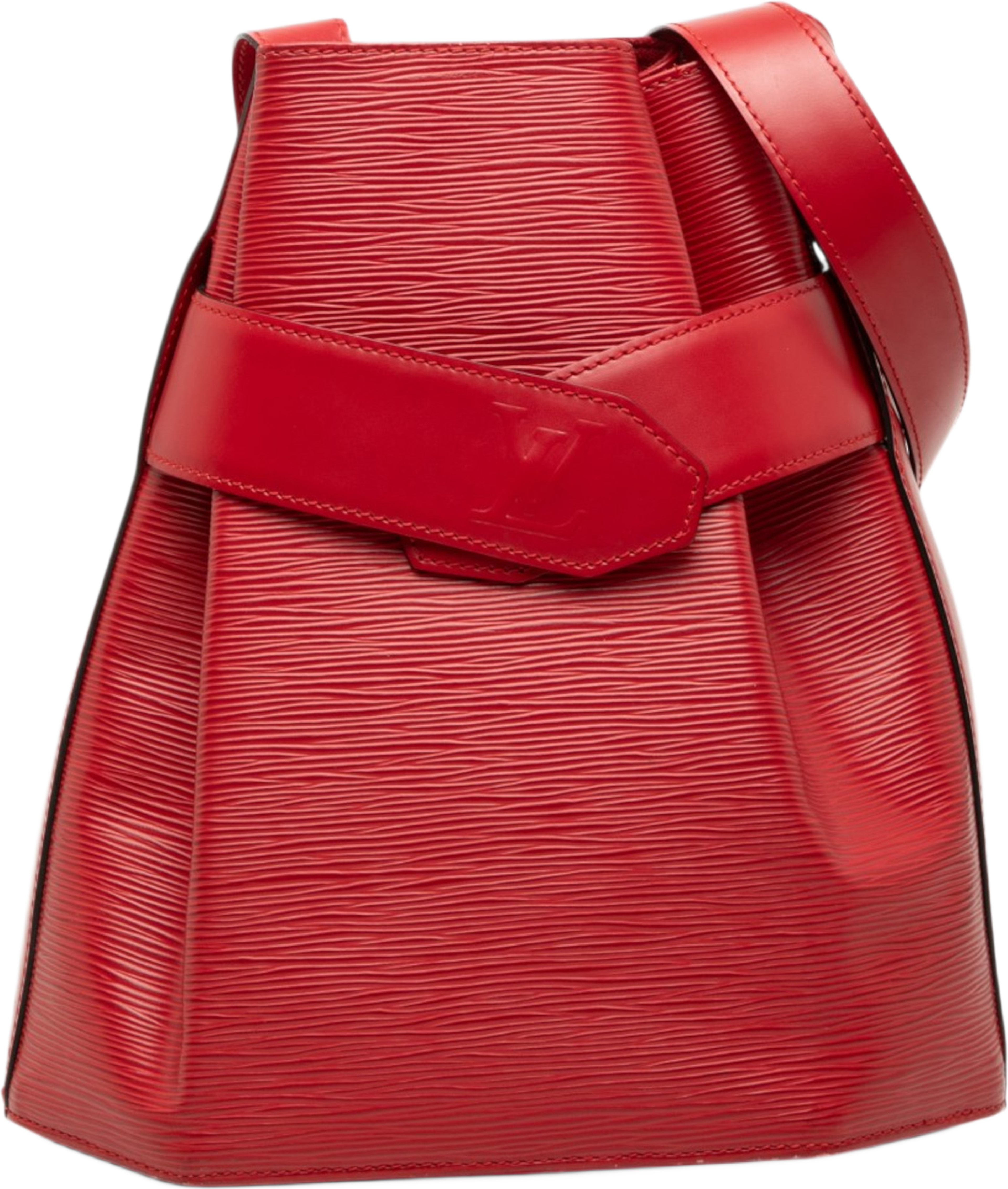Louis Vuitton Epi Sac D Epaule Pm, från Luxclusif, i färgen red. Klicka för att öppna bilden i stort format