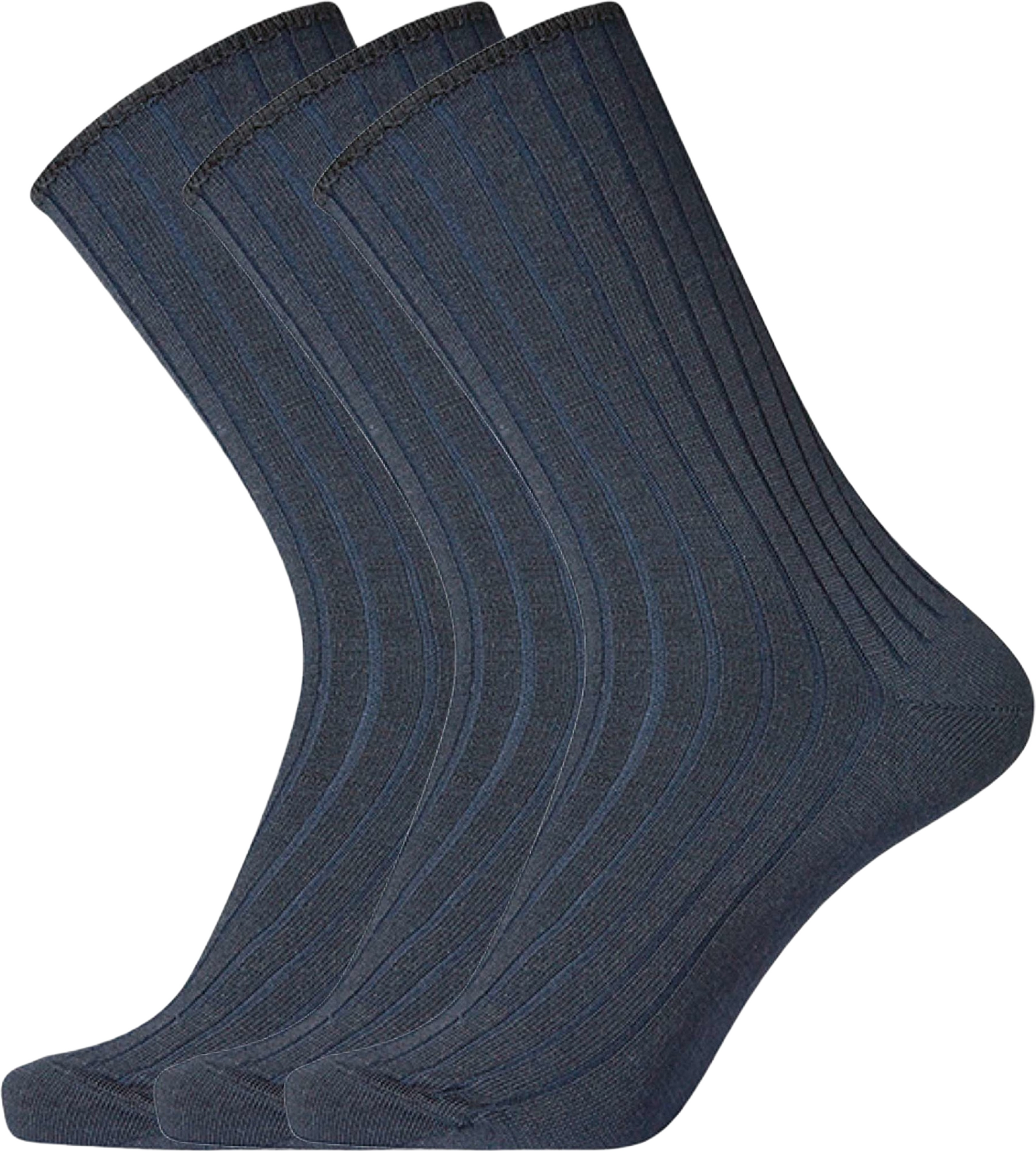 3-pack "no Elastic" Strumpor | Ull | Grå