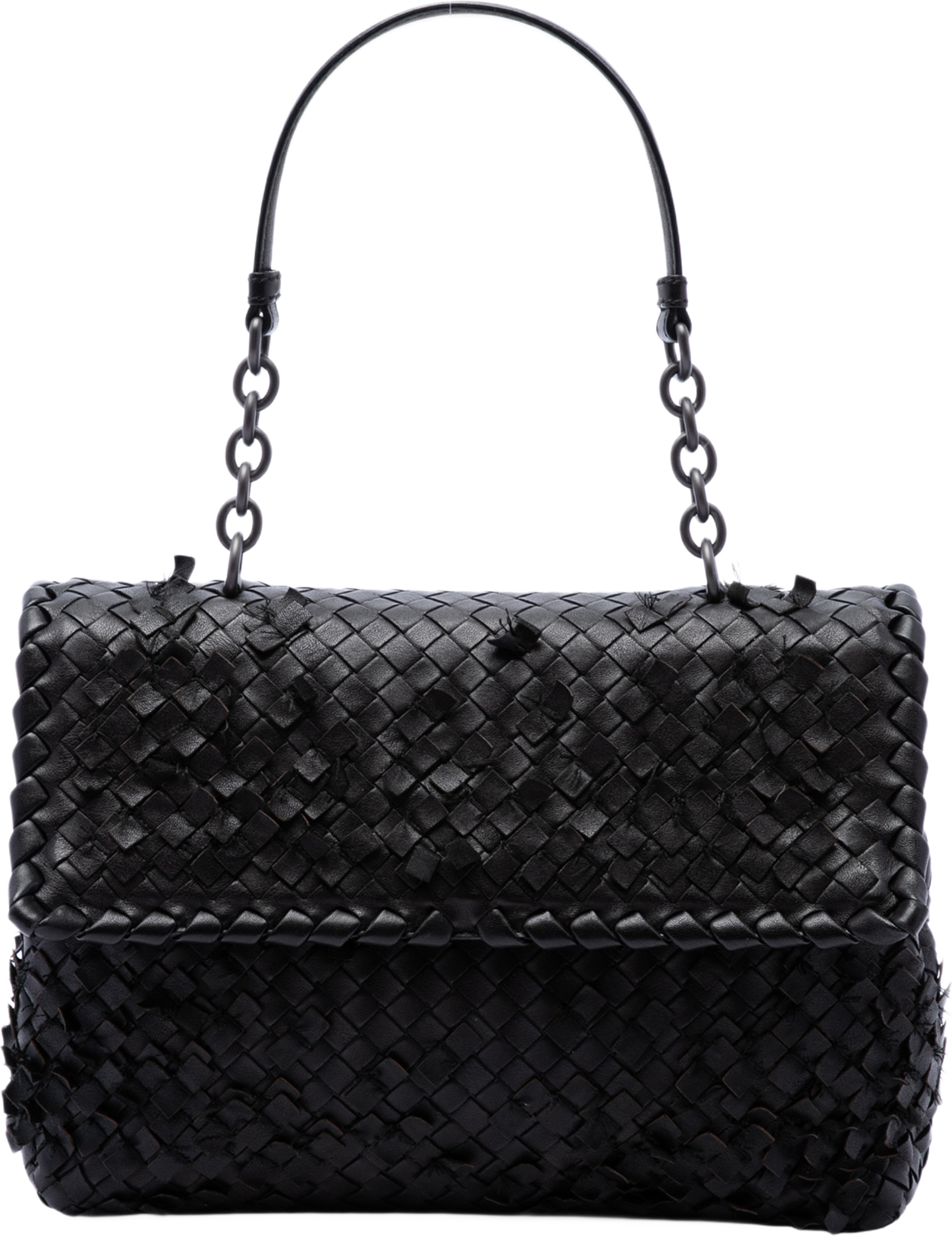 Bottega Veneta Nappa Intrecciato Tobu Olimpia Shoulder Bag, från Luxclusif, i färgen brun. Klicka för att öppna bilden i stort format