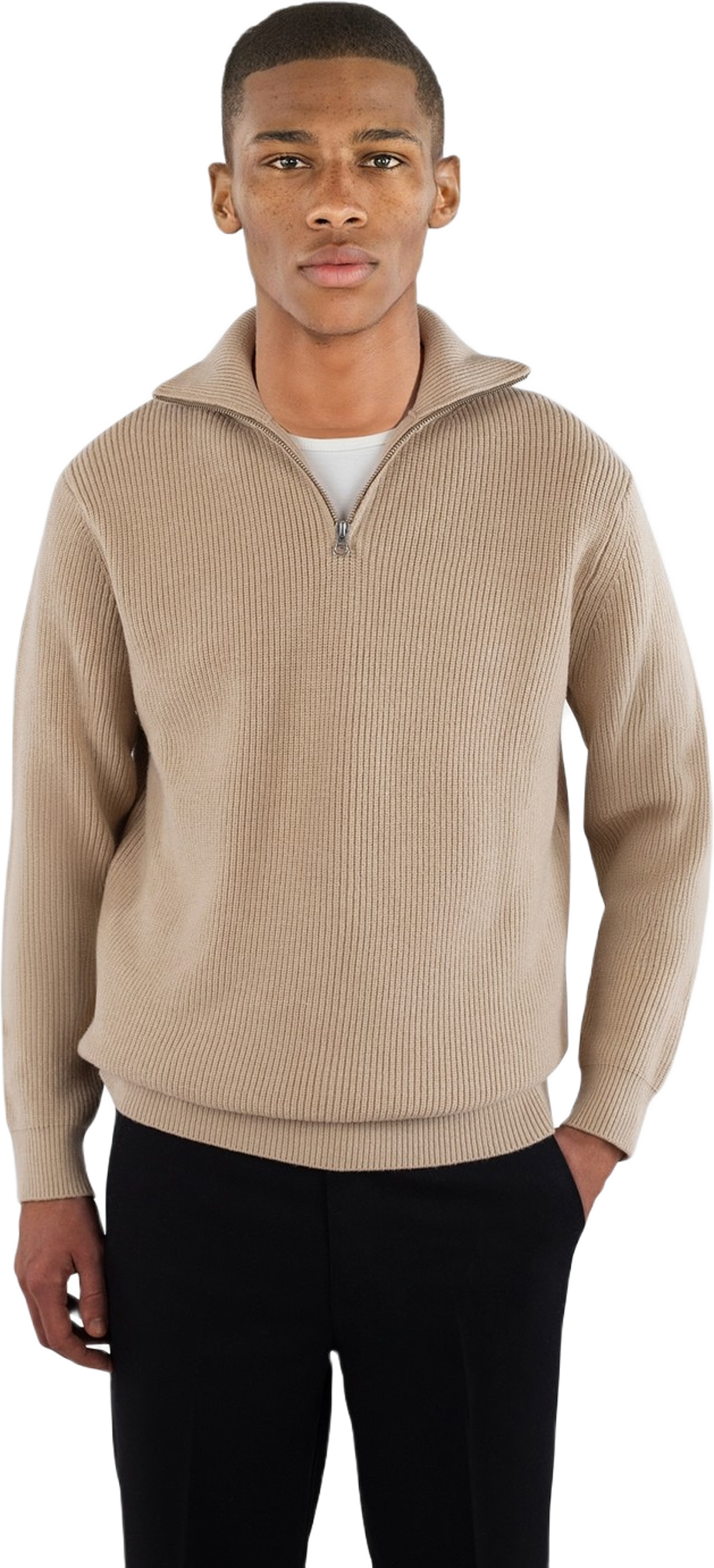 Reuben Knitted Half Zip
