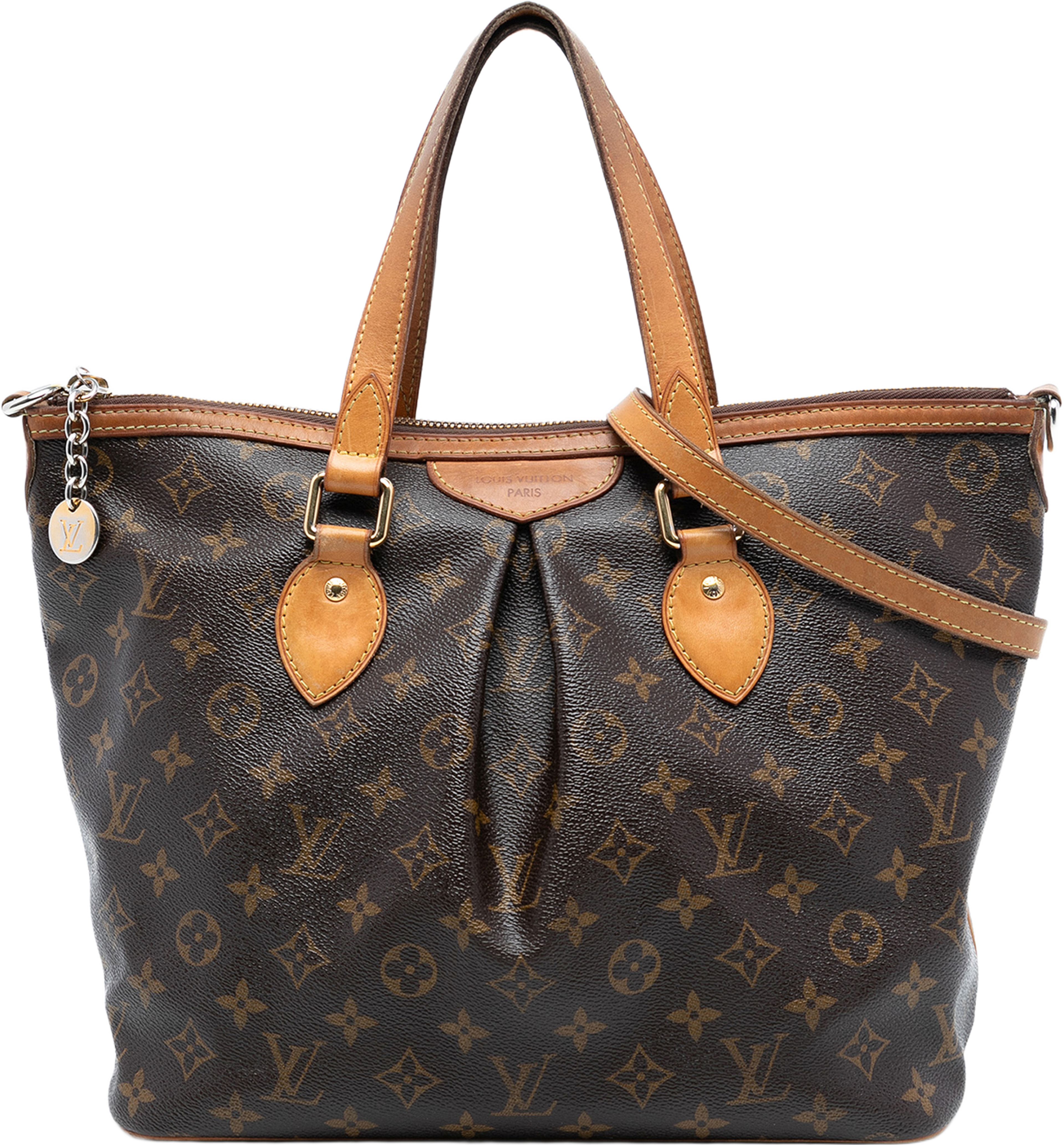 Louis Vuitton Monogram Palermo Pm, från Luxclusif, i färgen brown. Klicka för att öppna bilden i stort format