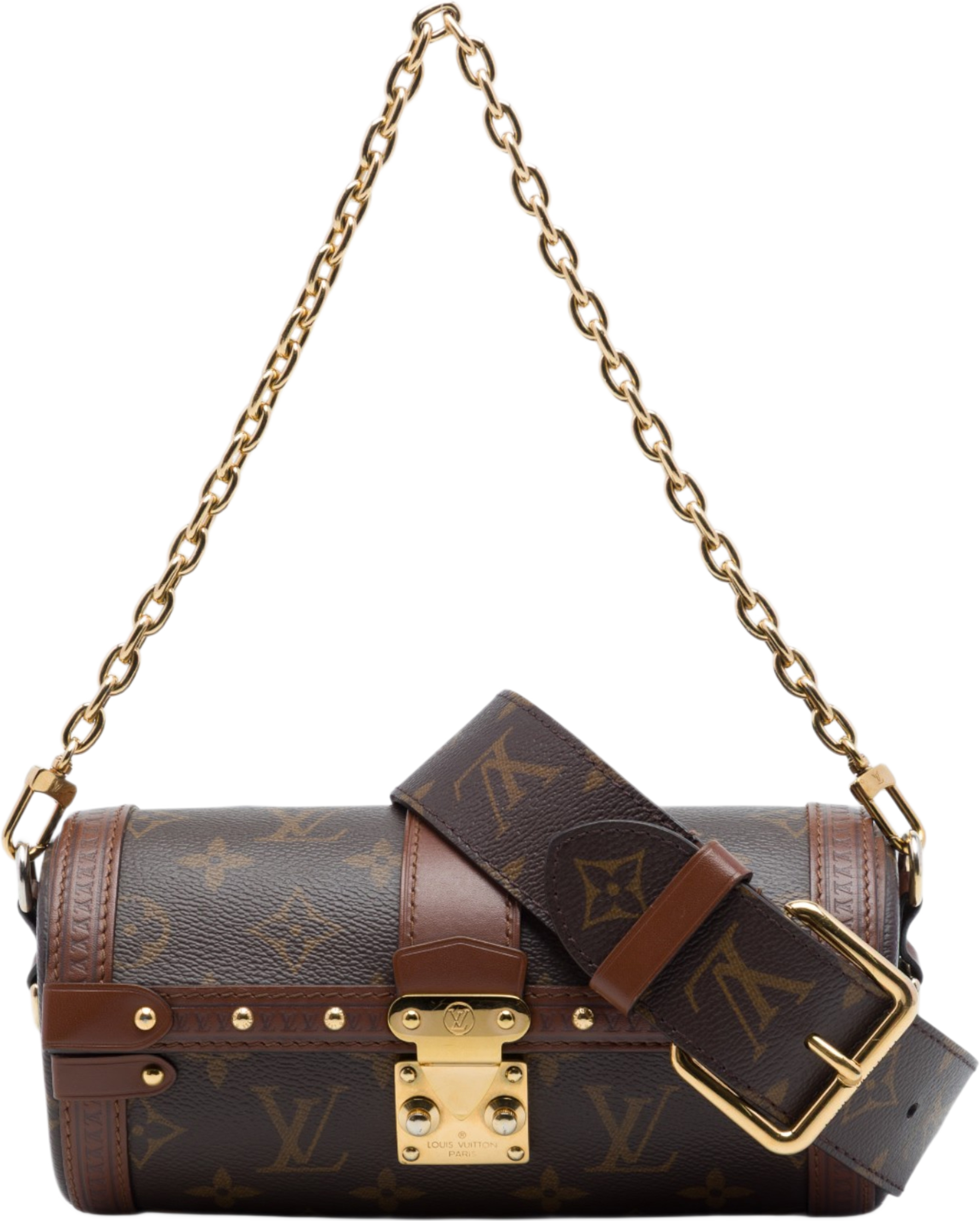 Louis Vuitton Monogram Papillon Trunk, från Luxclusif, i färgen brun. Klicka för att öppna bilden i stort format