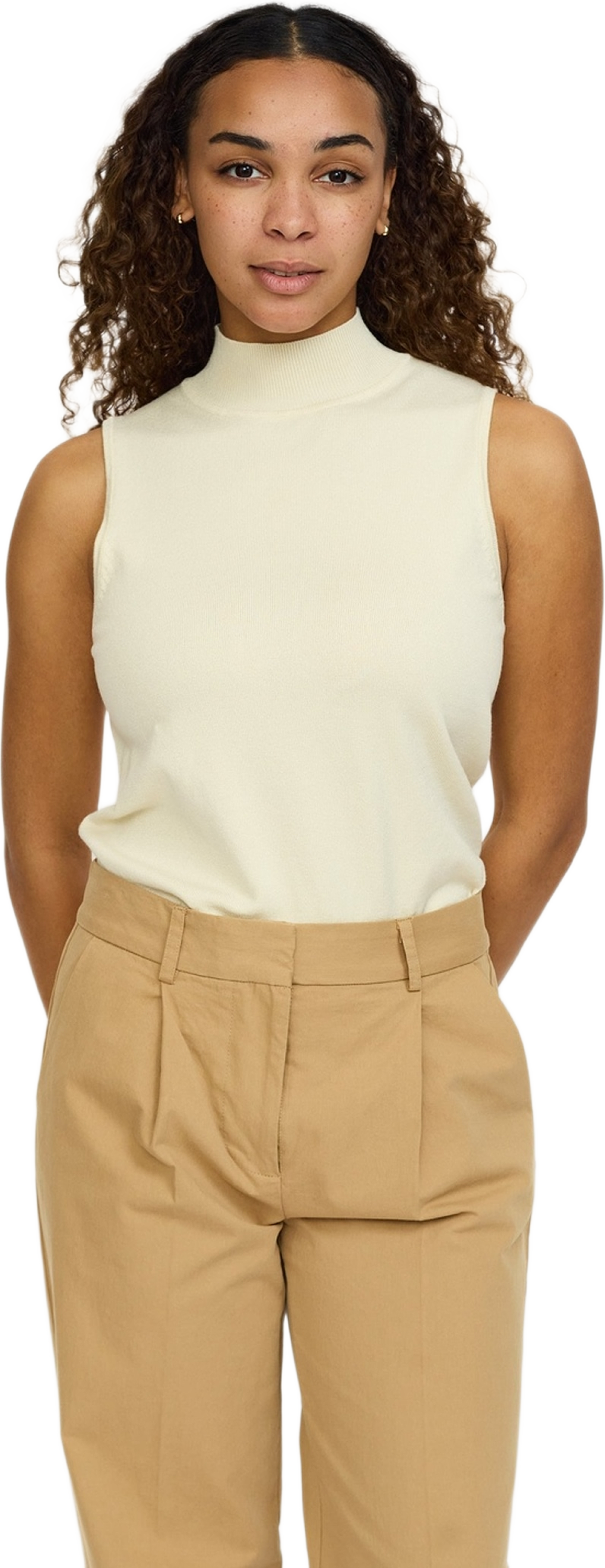 Srmarla Sl Turtle Knit - Arctic Wolf, från Soft Rebels, i färgen arctic wolf. Klicka för att öppna bilden i stort format