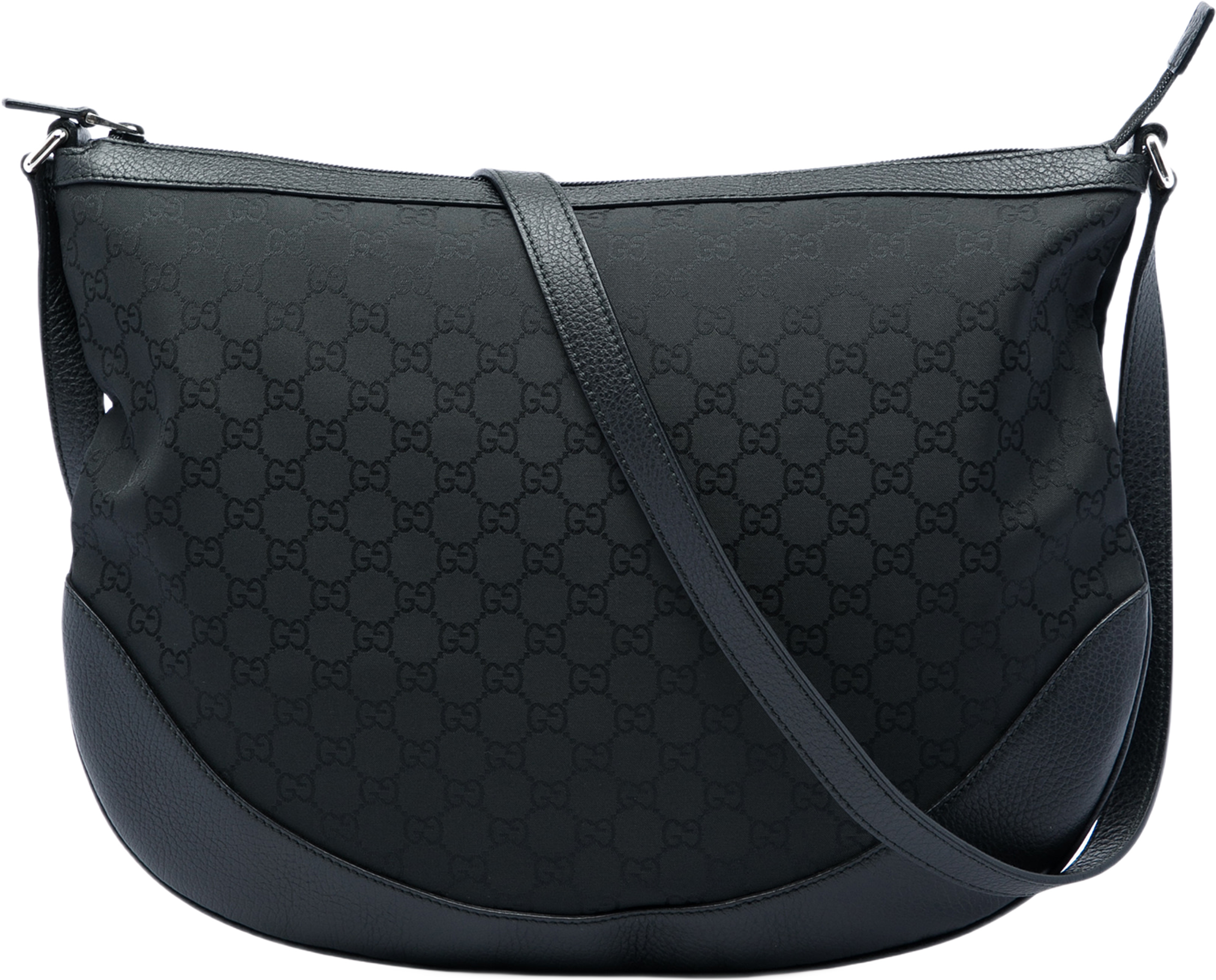 Gucci Gg Nylon Crossbody, från Luxclusif, i färgen svart. Klicka för att öppna bilden i stort format