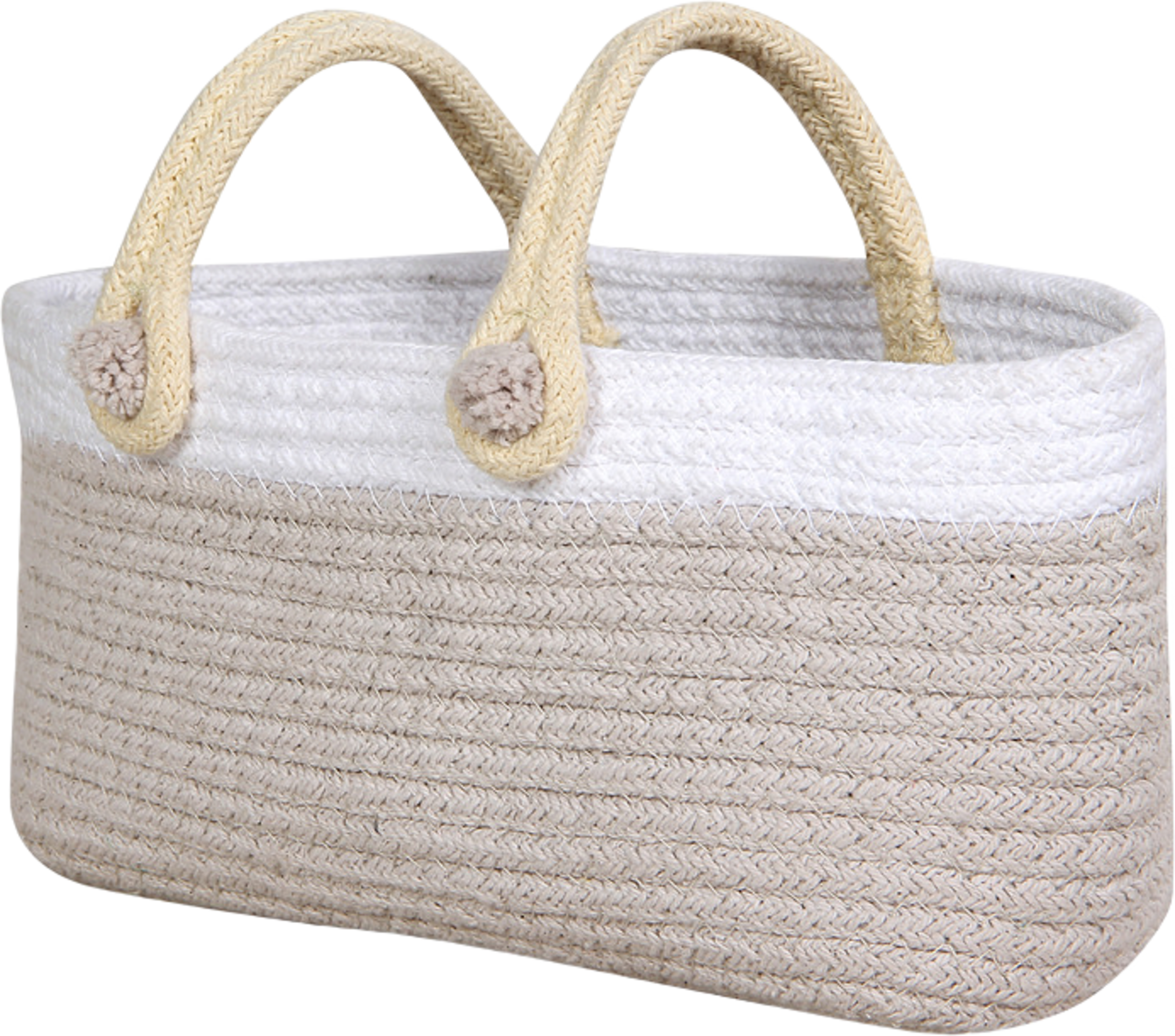 Korg Maria, från LORENA CANALS, i färgen pearl grey, white, vanilla. Klicka för att öppna bilden i stort format
