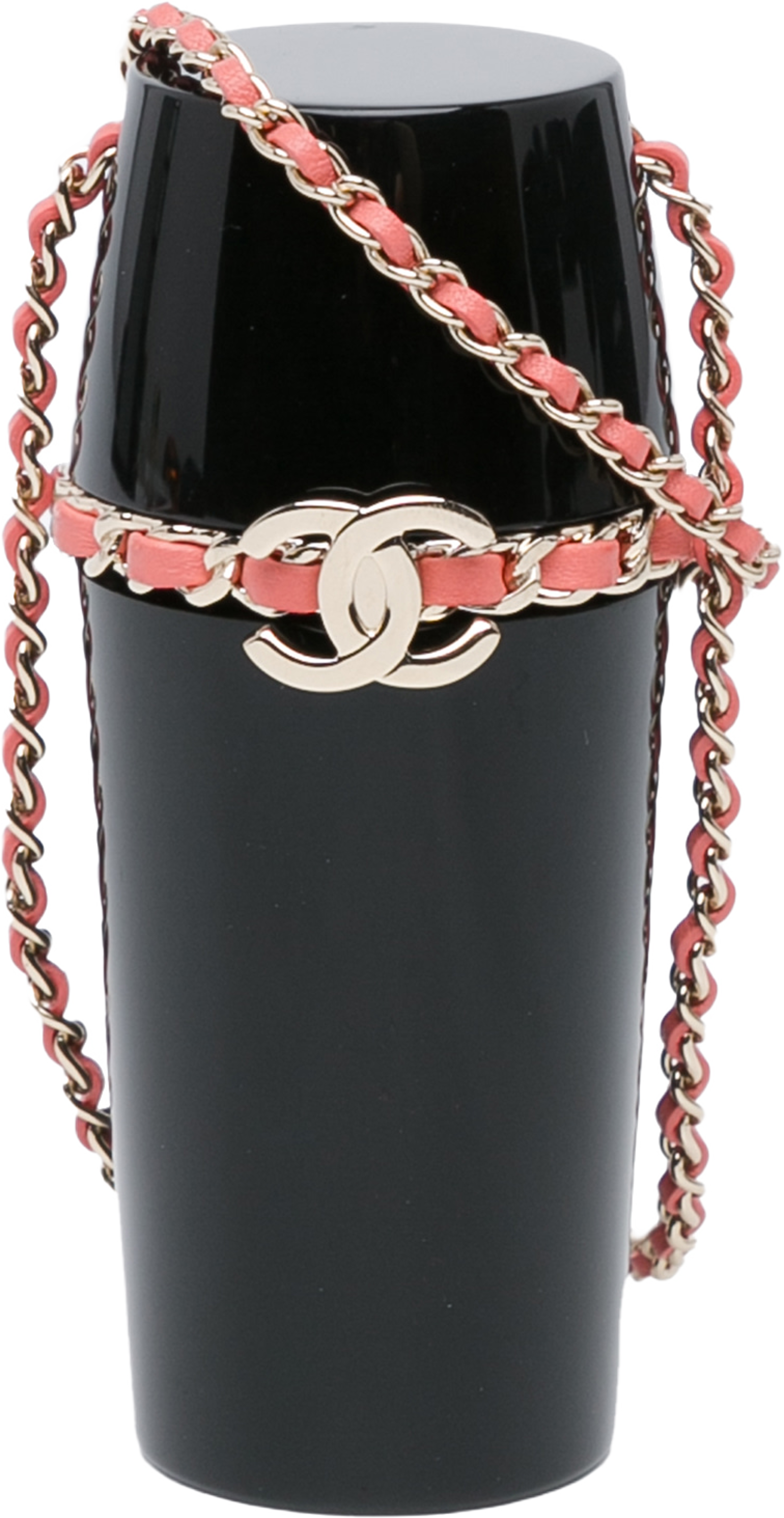 Chanel Lucite Lipstick Case On Chain