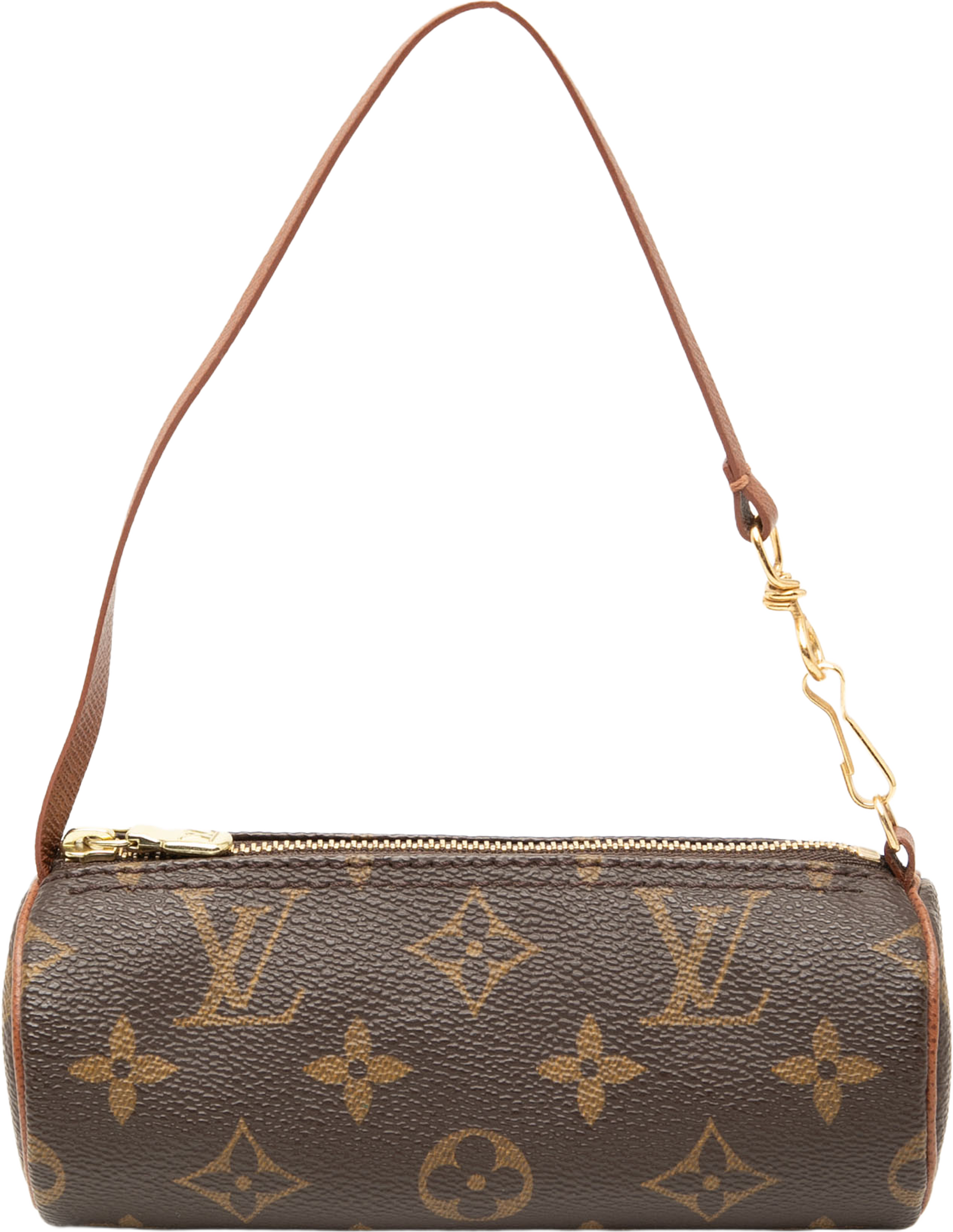 Louis Vuitton Monogram Papillon Pochette, från Luxclusif, i färgen brown. Klicka för att öppna bilden i stort format