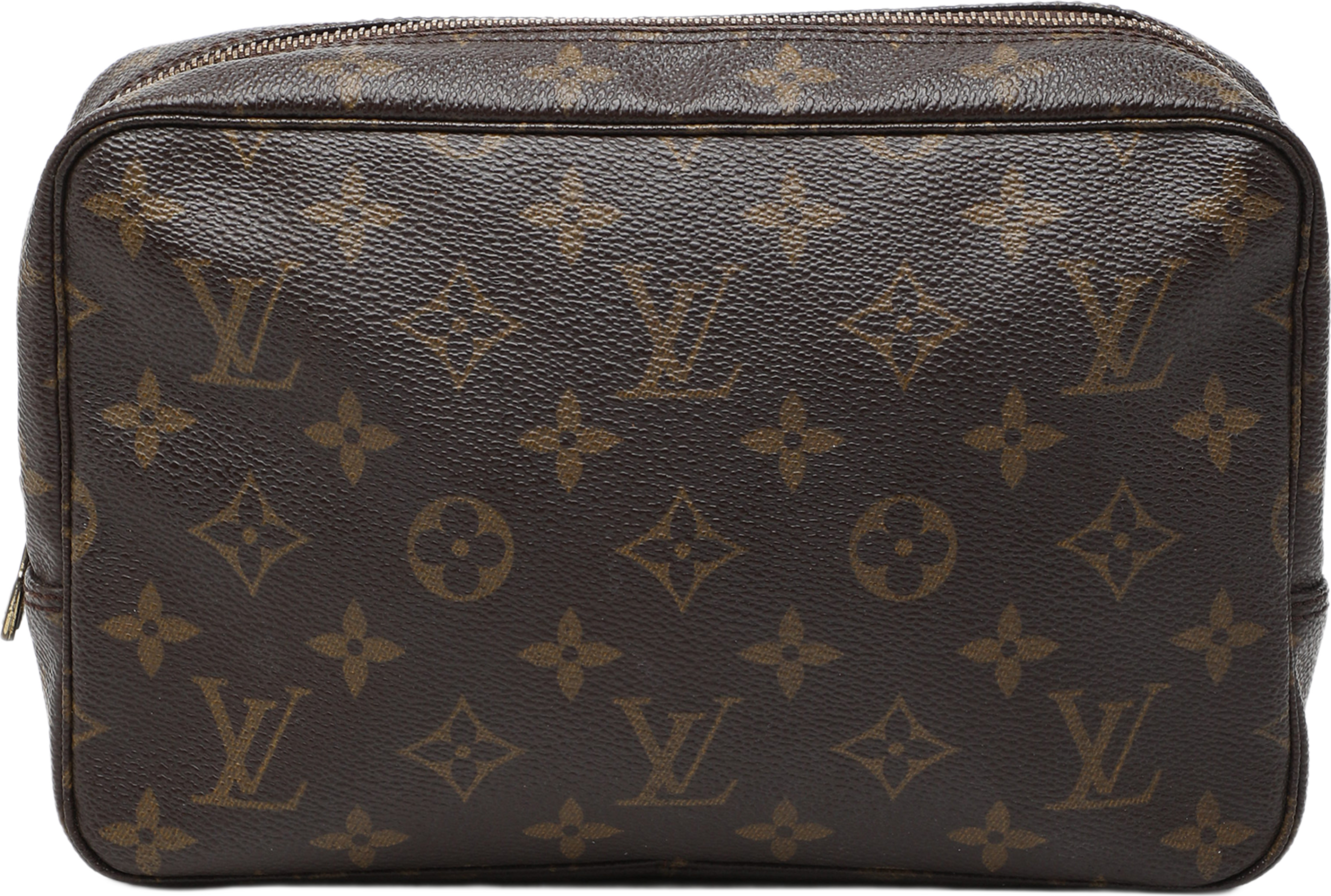 Louis Vuitton Monogram Trousse Toilette 23, från Luxclusif, i färgen brun. Klicka för att öppna bilden i stort format