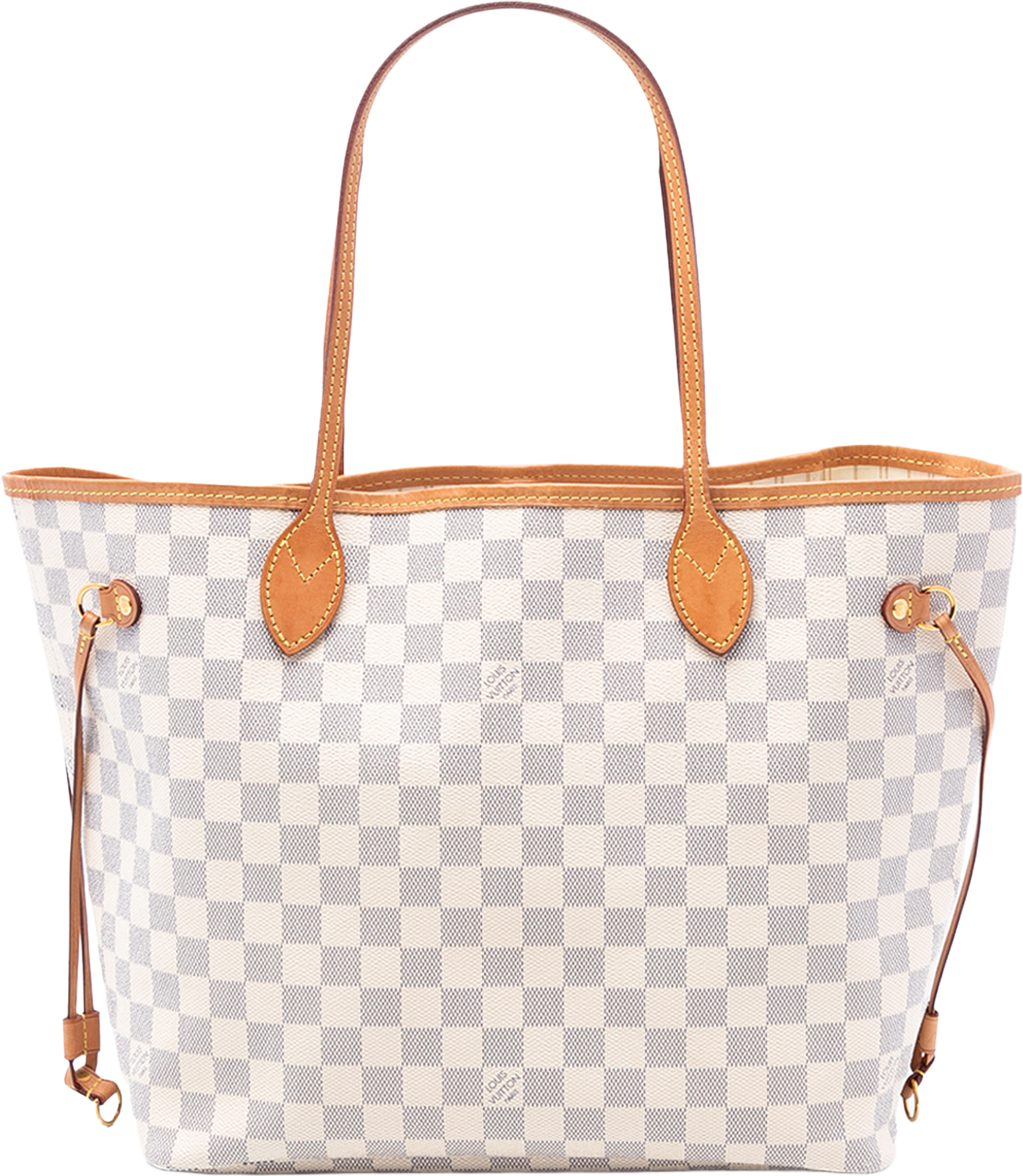 Louis Vuitton Damier Azur Neverfull Mm, från Luxclusif, i färgen white. Klicka för att öppna bilden i stort format