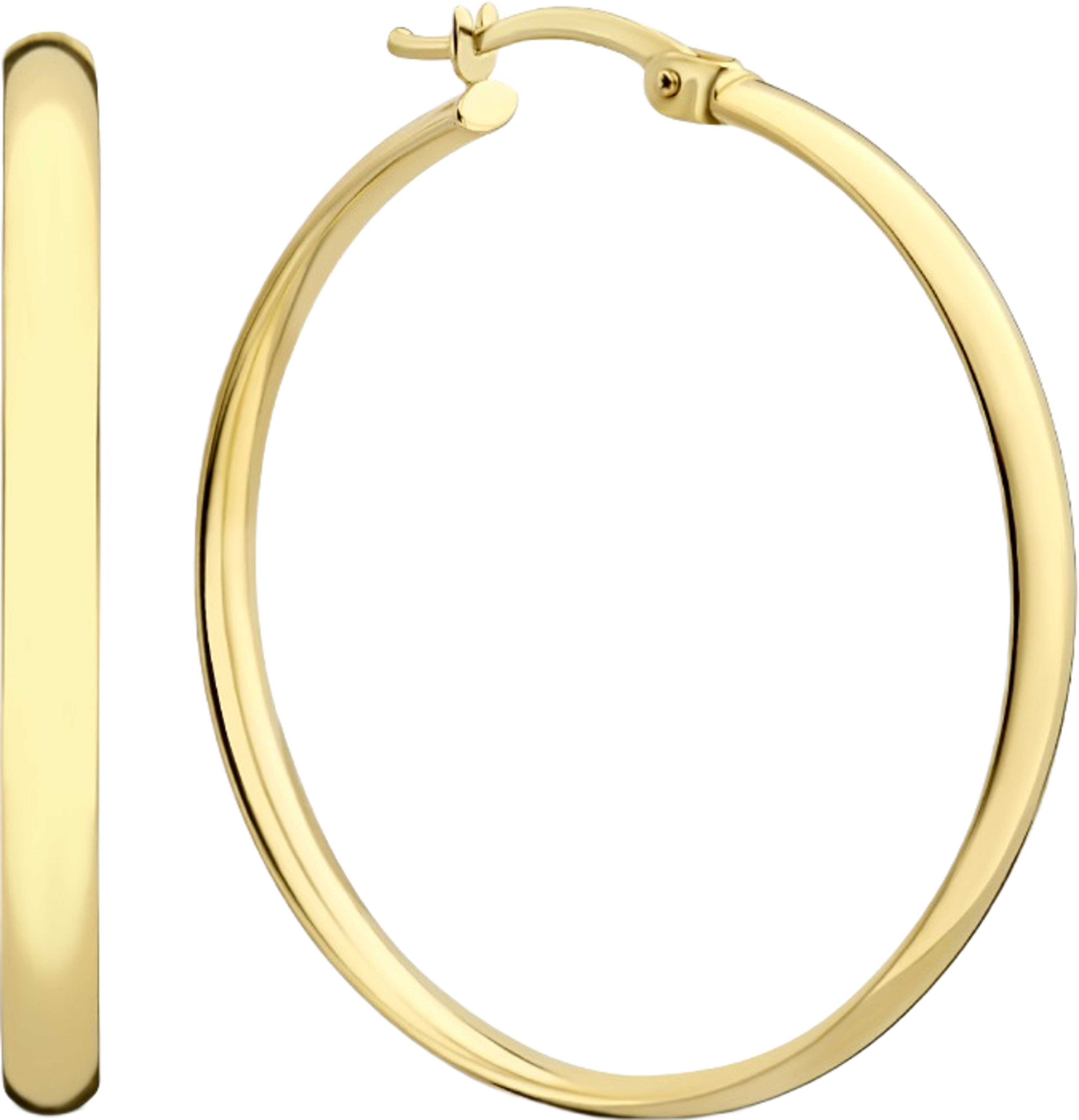 Rivoli 14 Karat Guld Creoler