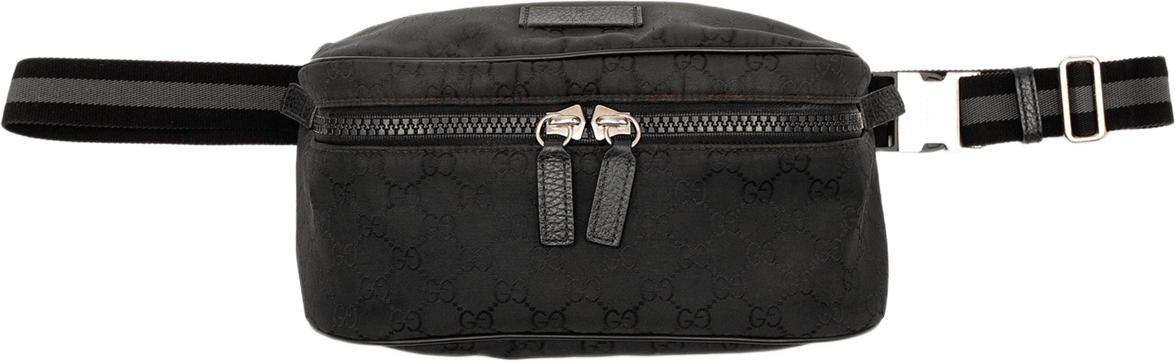 Gucci Gg Nylon Web Belt Bag, från Luxclusif, i färgen svart. Klicka för att öppna bilden i stort format