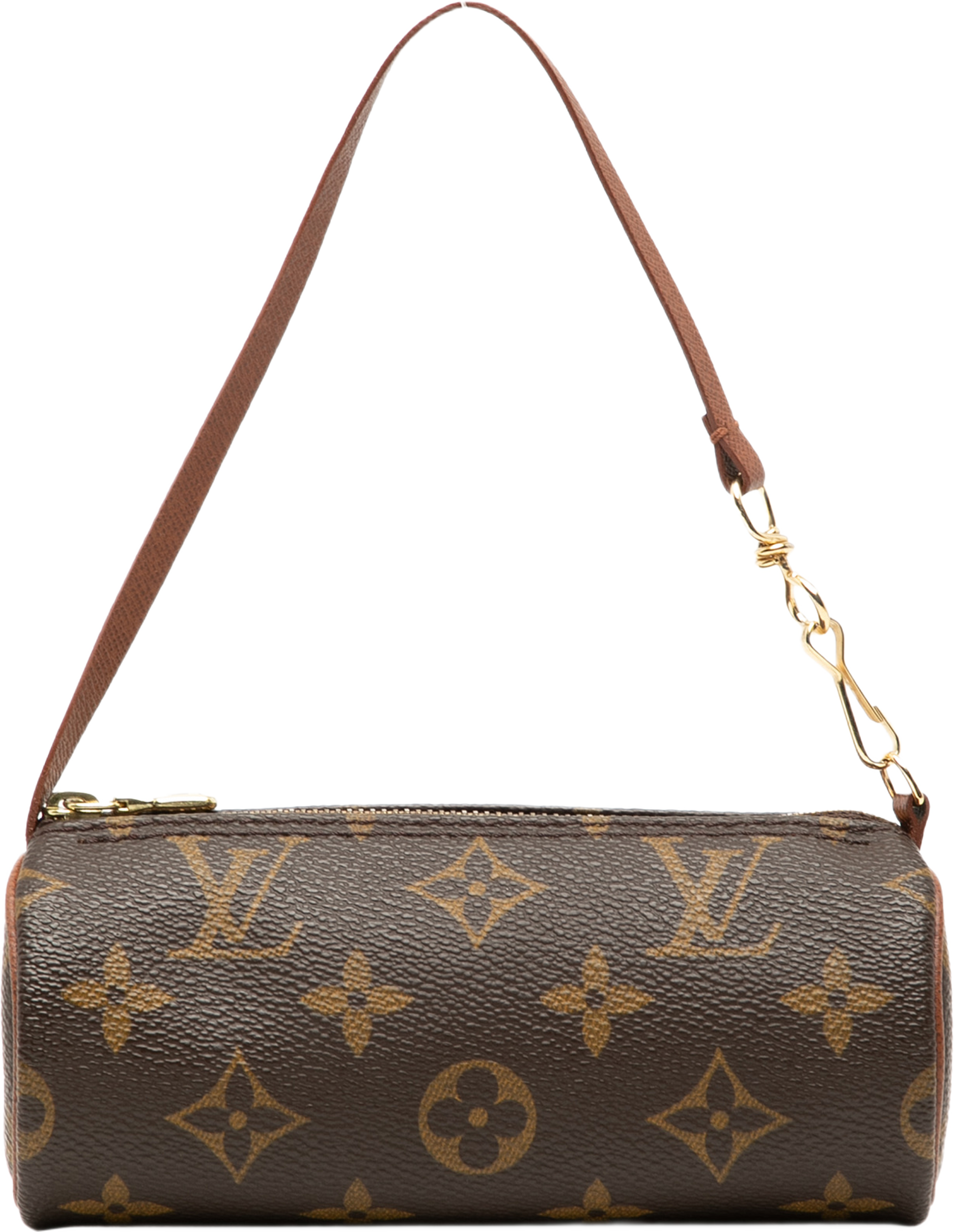 Louis Vuitton Monogram Papillon Pochette, från Luxclusif, i färgen brown. Klicka för att öppna bilden i stort format