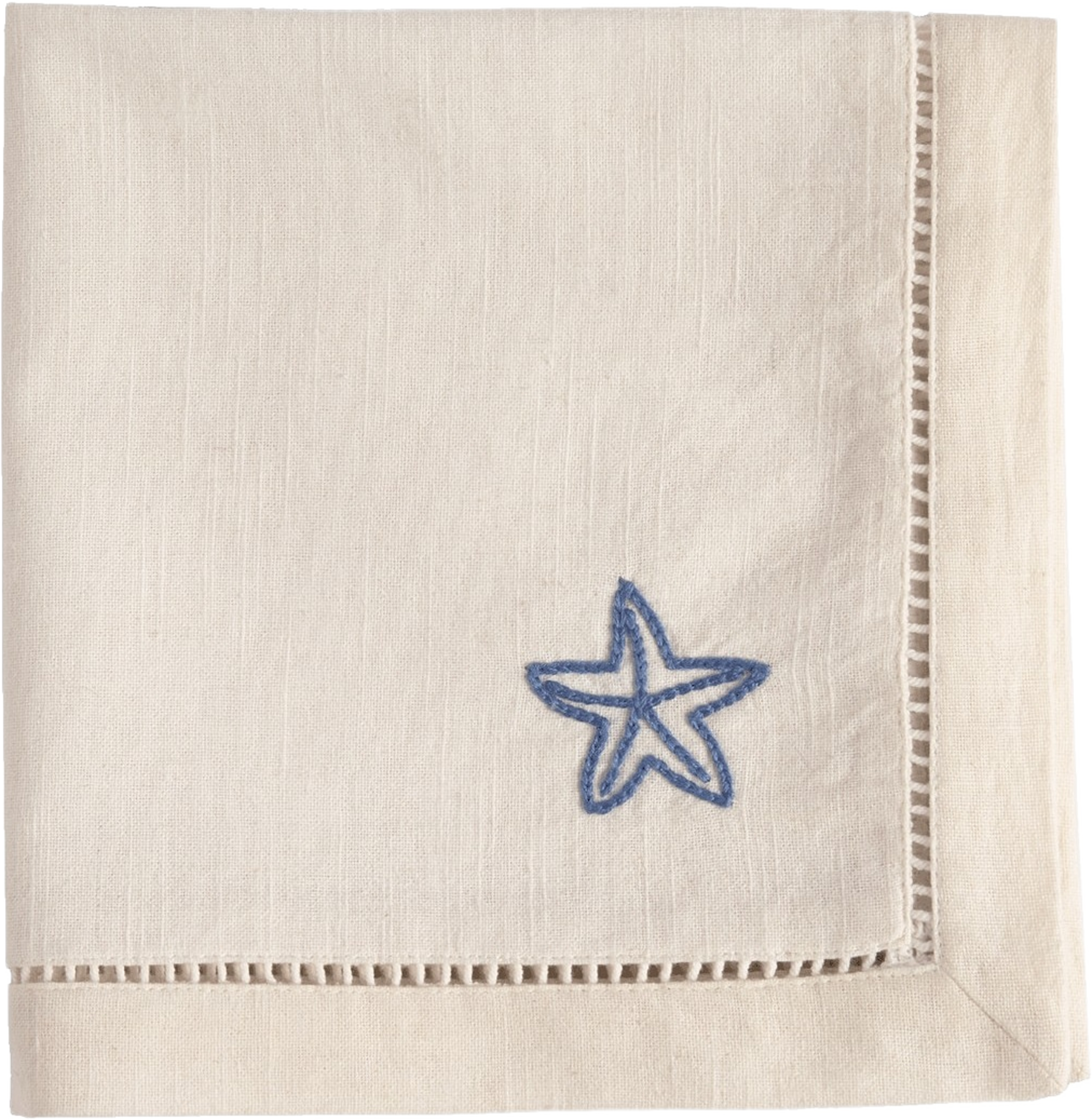 Starfish Servett - Mörkblå 45x45 Cm, från Pick A Poppy, i färgen dark blue. Klicka för att öppna bilden i stort format