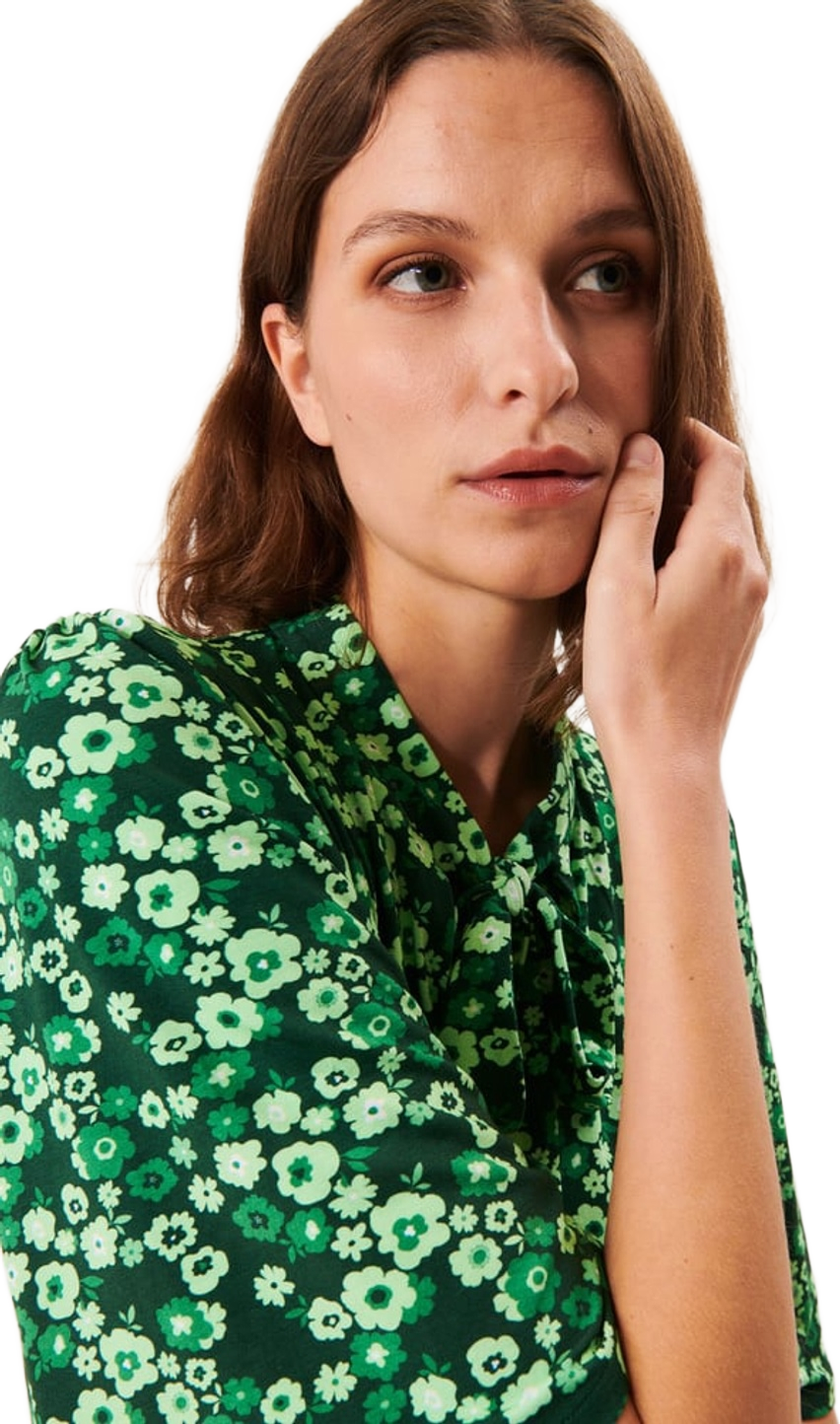 Yvonne Dress, från Jumperfabriken, i färgen green. Klicka för att öppna bilden i stort format